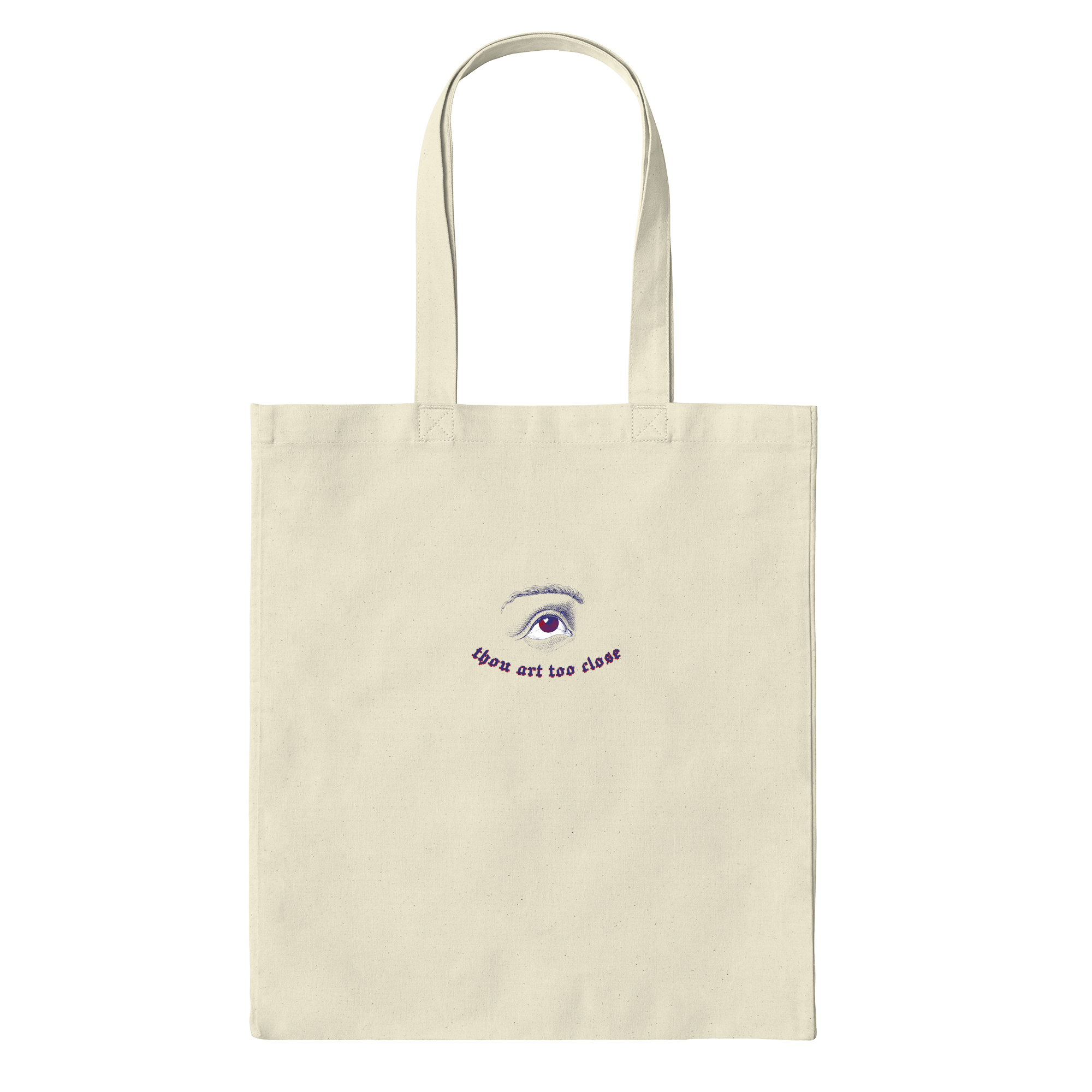 Thou Art Too Close Bag in Natural