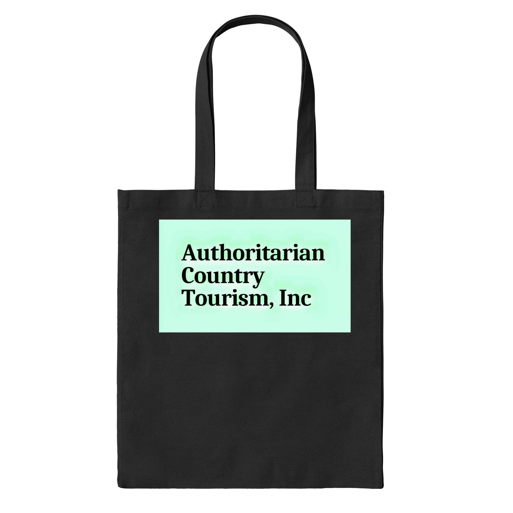 Authoritarian Country Tourism Bag in Black