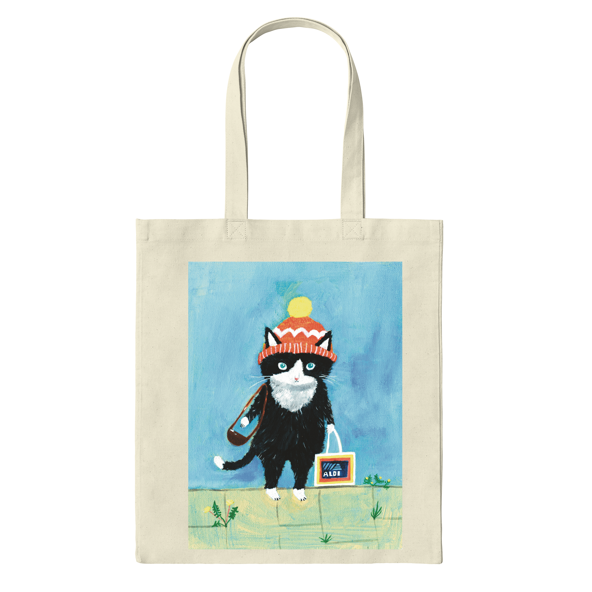 Aldi Cat Bag in Natural