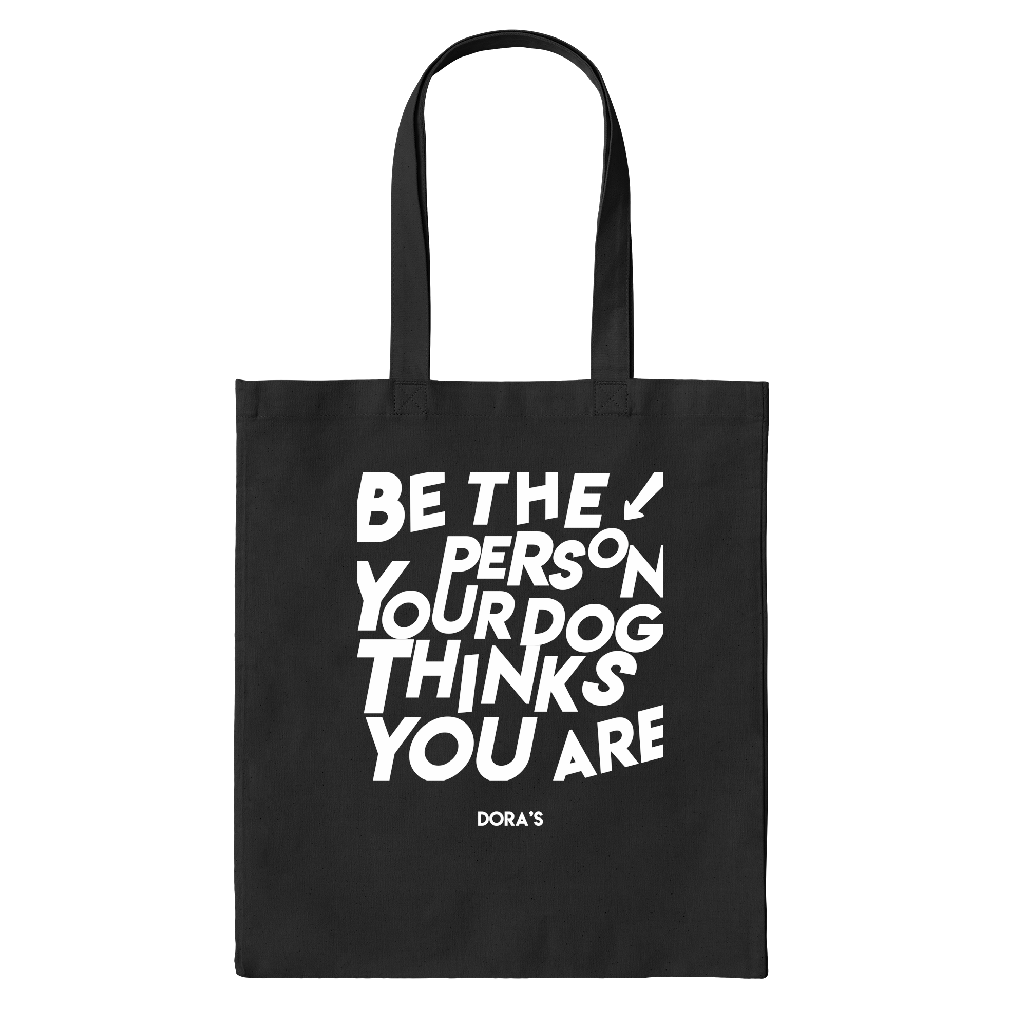 Doras // Your Dog Thinks Bag in Black
