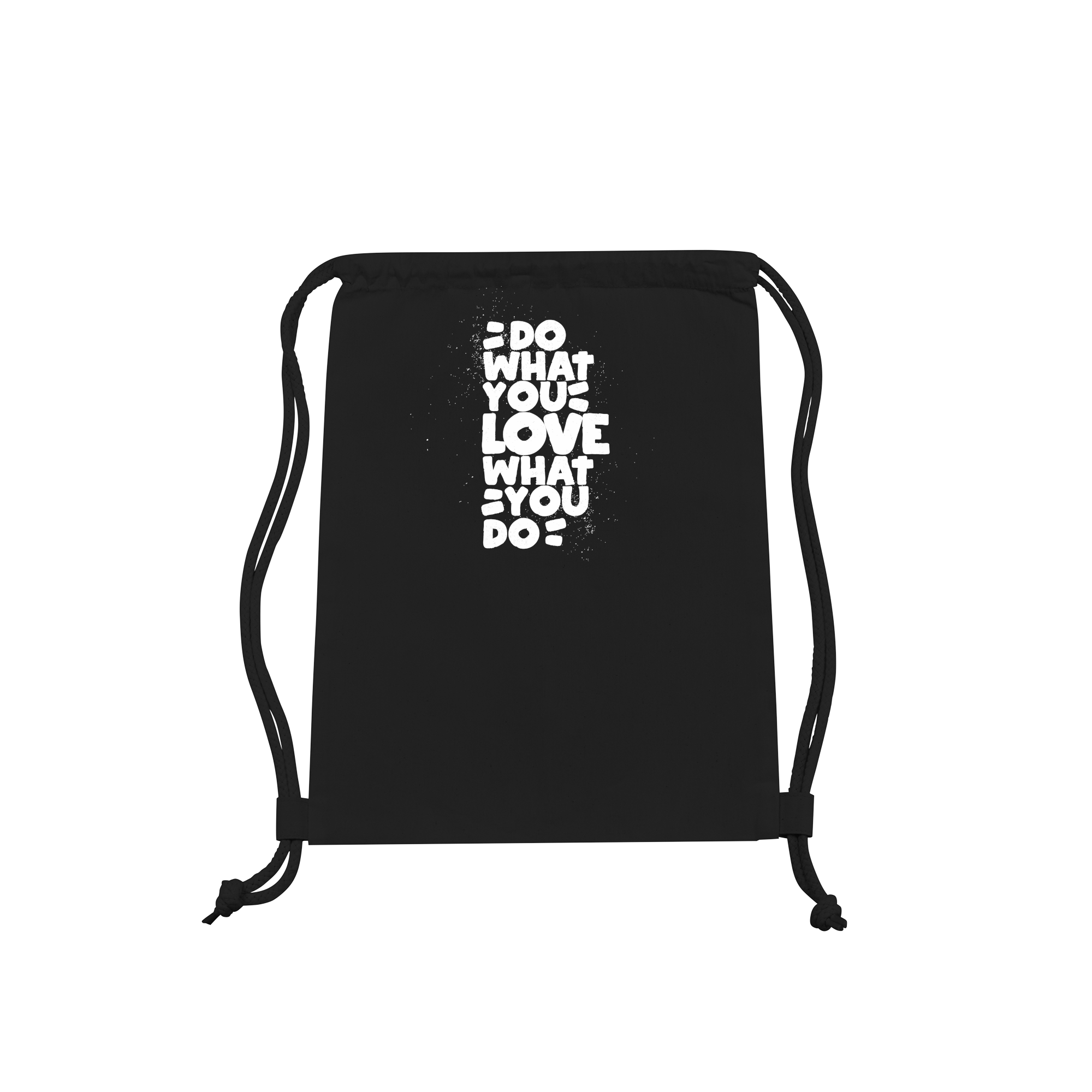 Do What You Love, Love What You Do Bag in Black