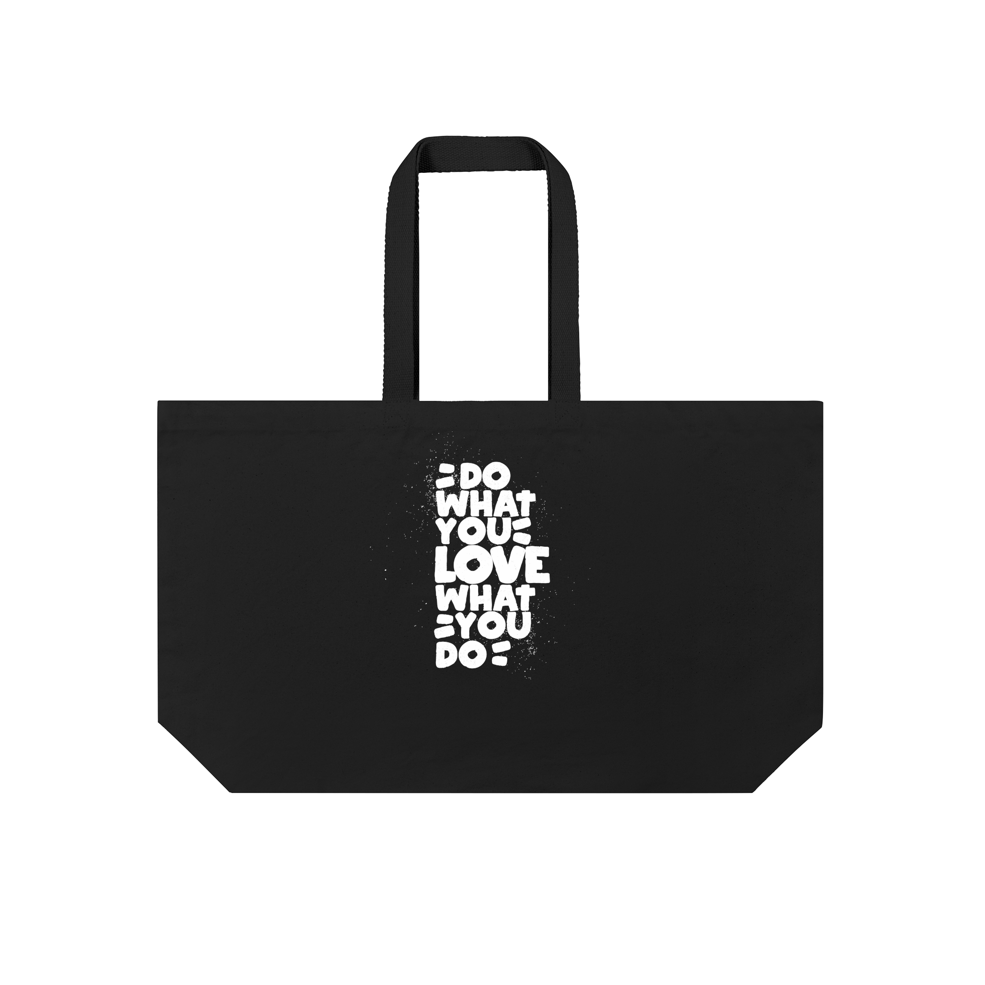 Do What You Love, Love What You Do Bag in Black