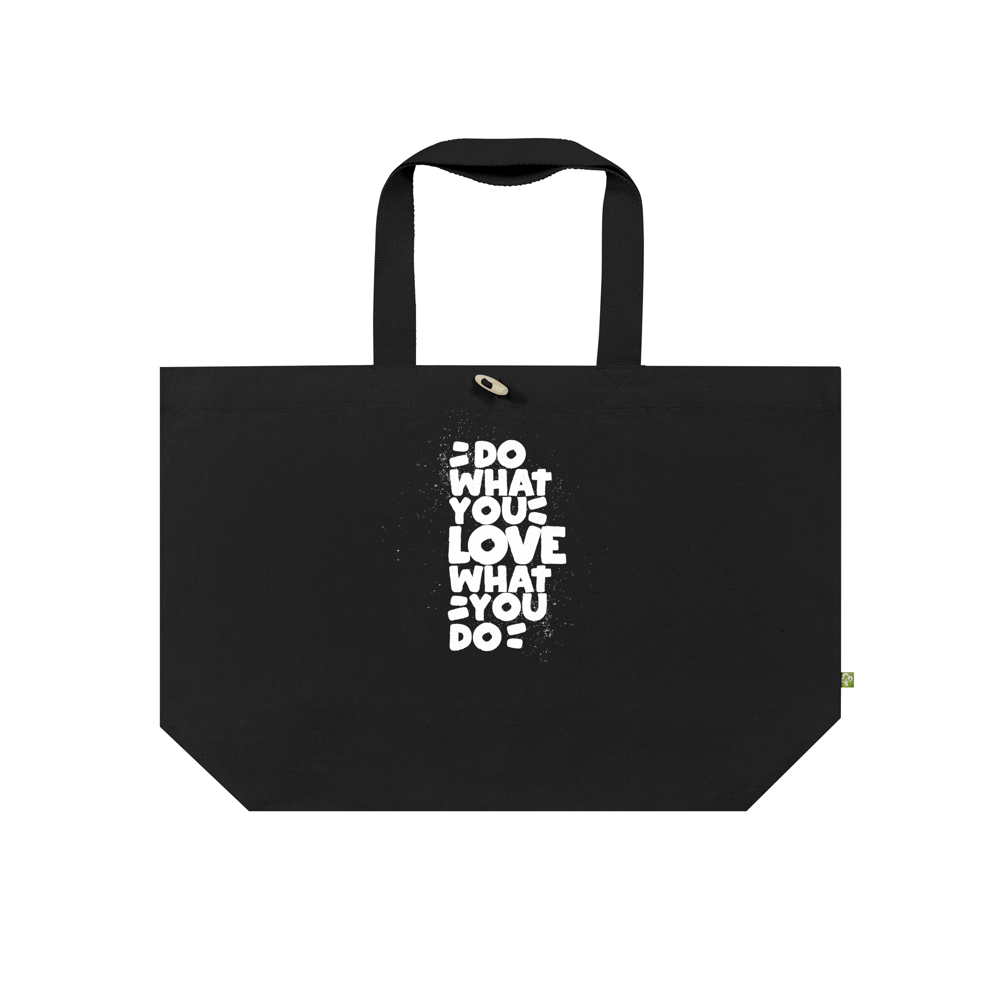 Do What You Love, Love What You Do Bag in Black