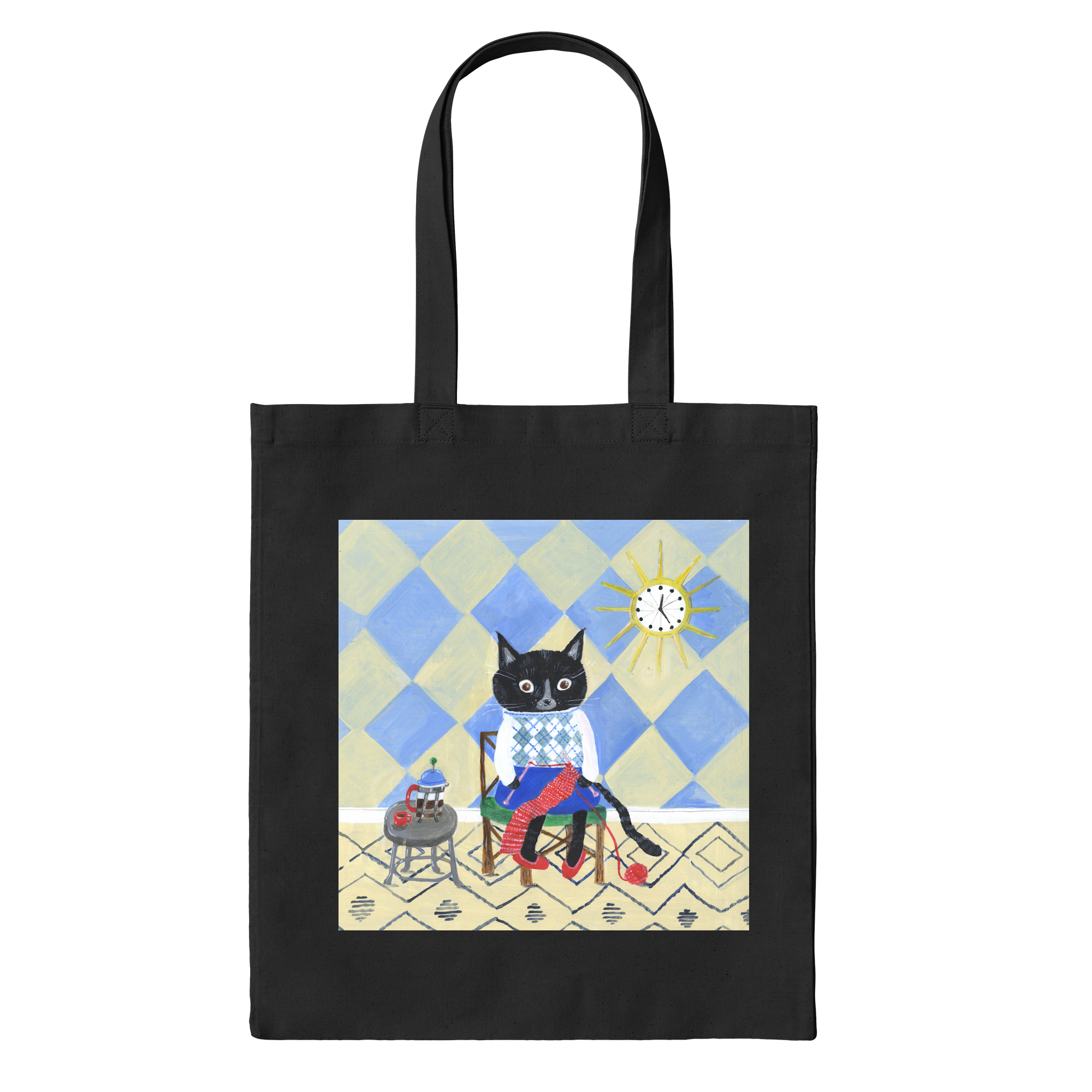 Knitting Bag in Black