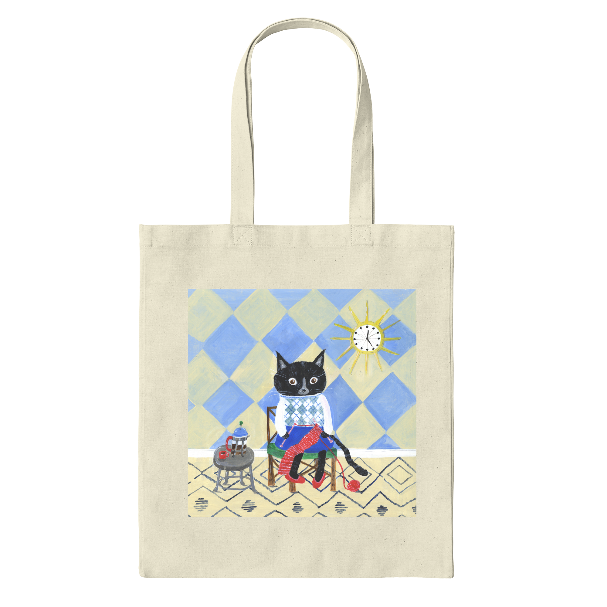 Knitting Bag in Natural