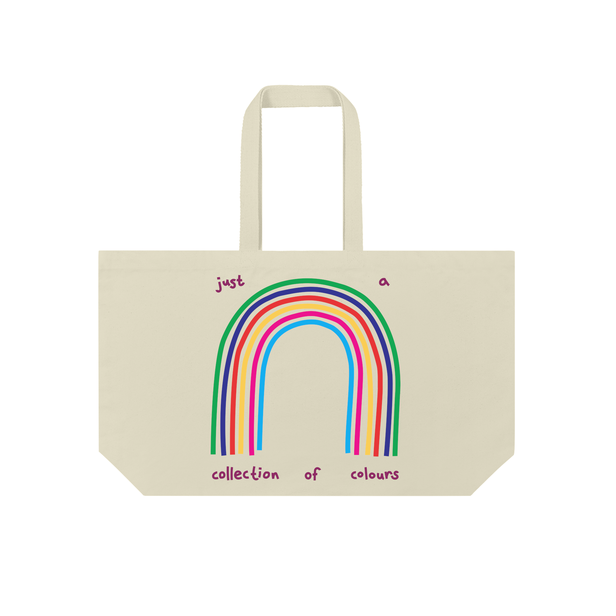 Collection Of Colours - Tote Bag in Natural
