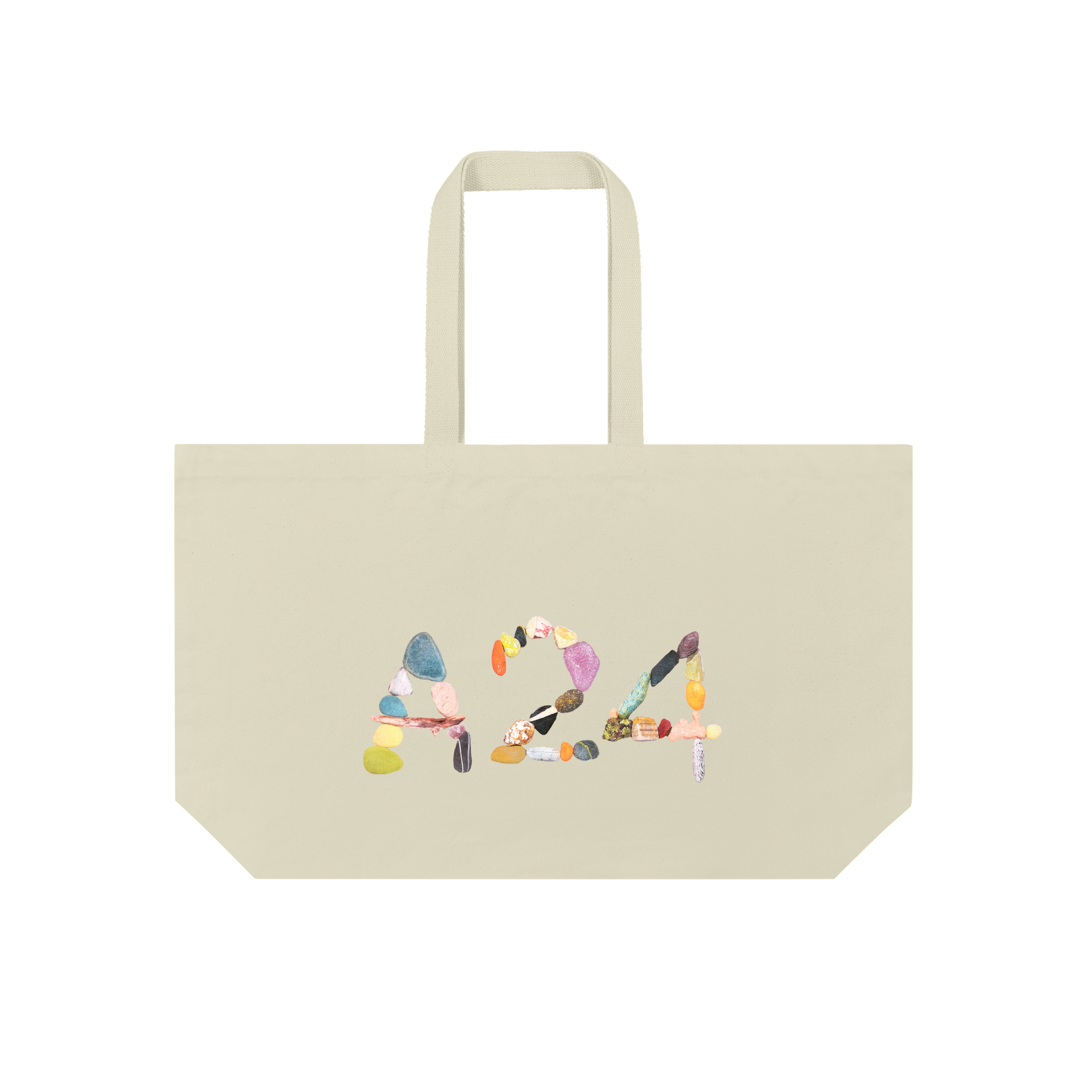 A24 Graphic Stones Bag in Natural