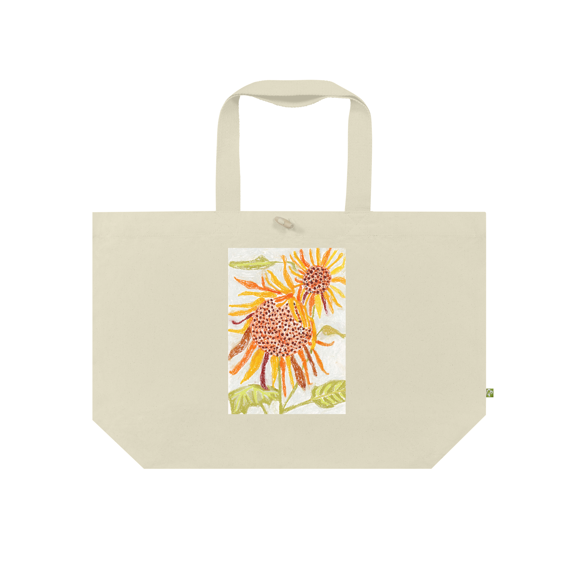 Somerset Sunflowers Bag in Natural