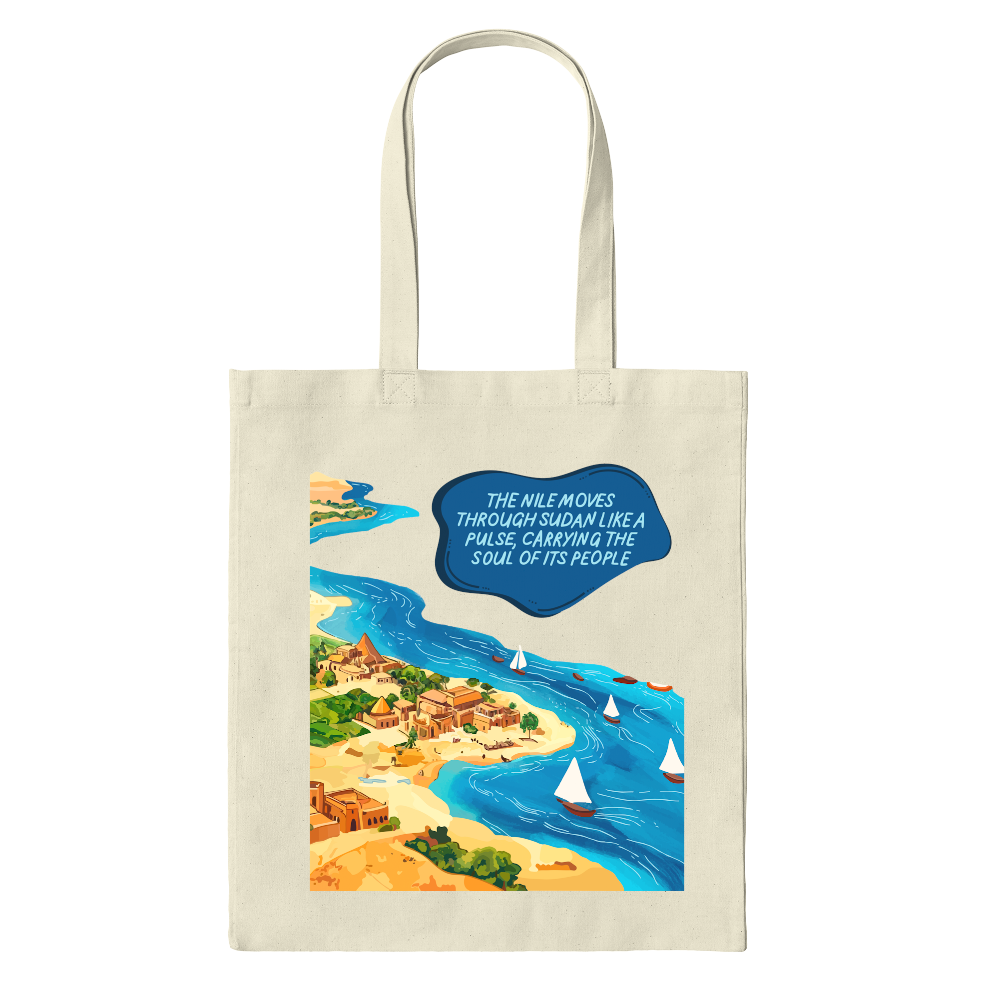 Tote Of Two Niles Bag in Natural