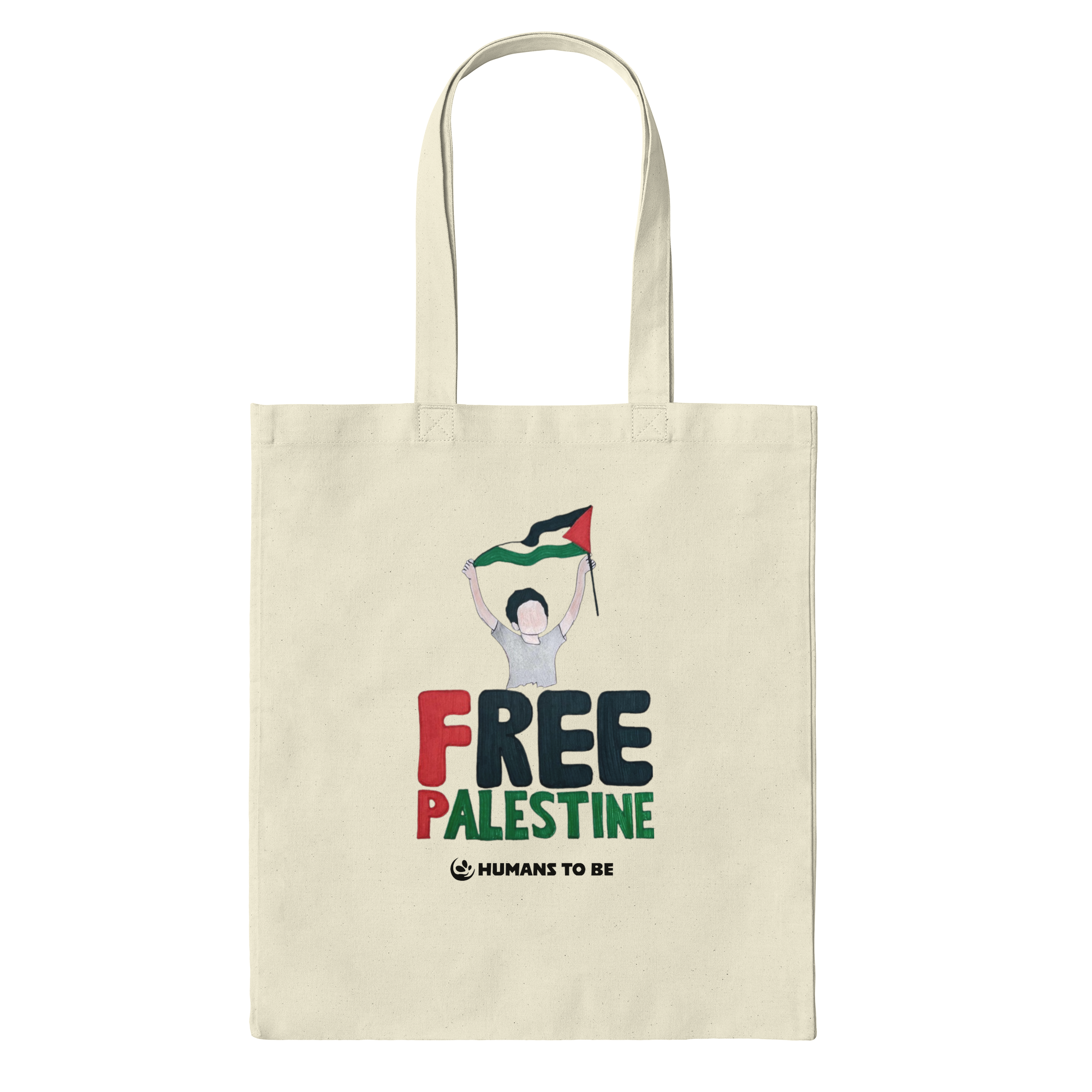 Humans To Be Proud Bag in Natural