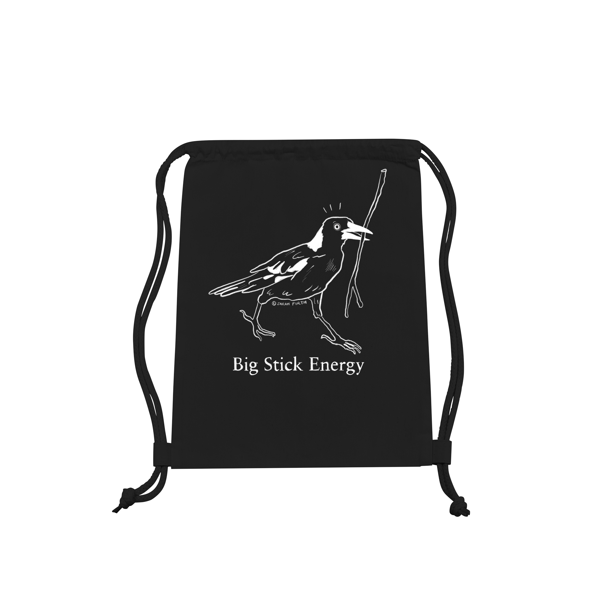 Big Stick Energy Spring Bag in Black