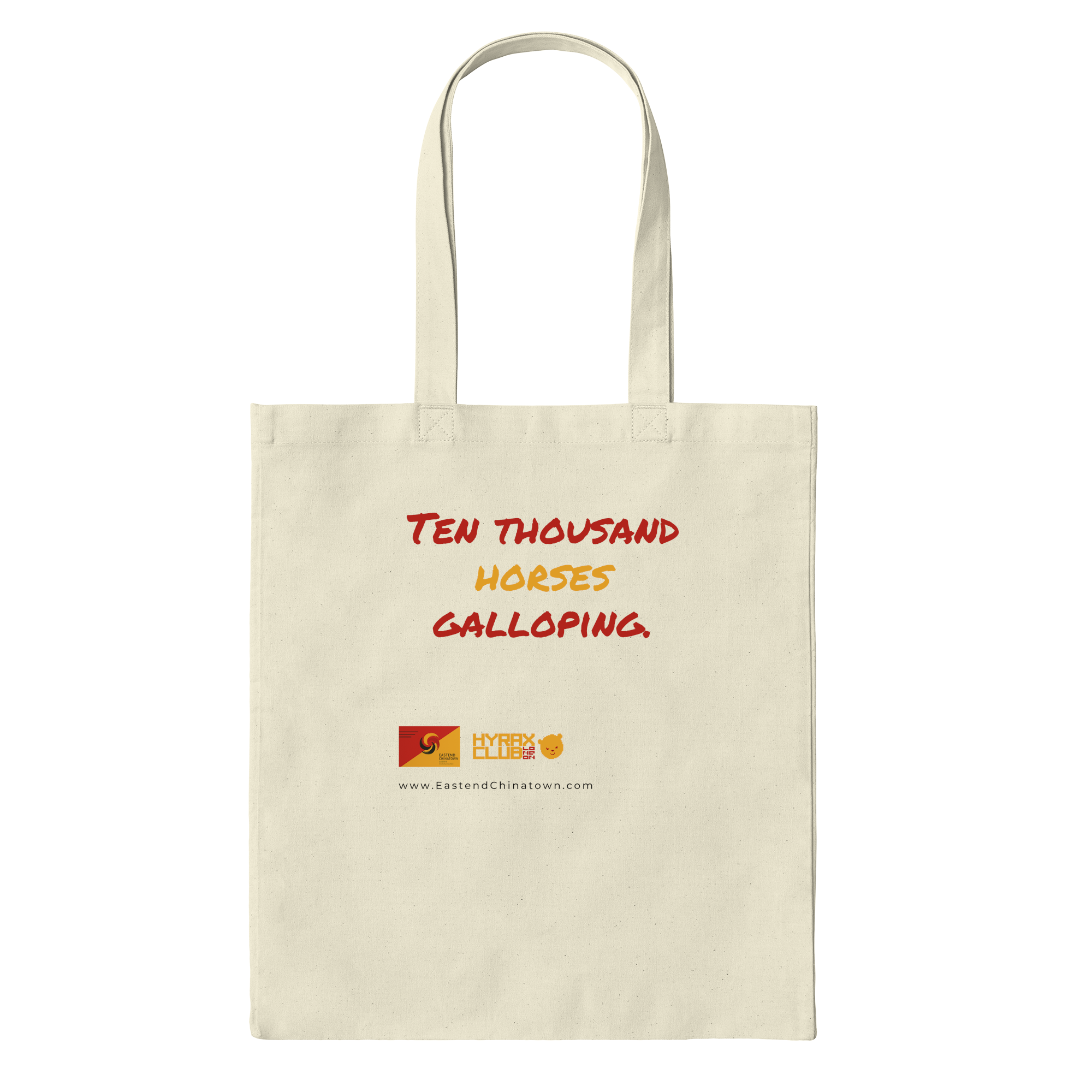 Ten Thousand Horses Galloping Bag in Natural