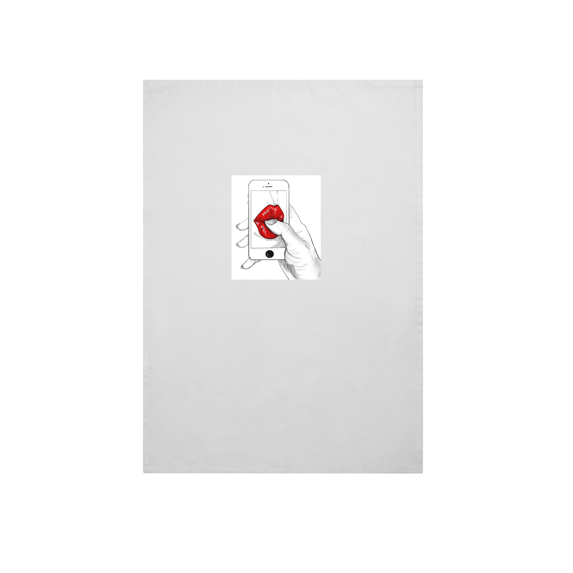 Phone Kiss Lifestyle in White