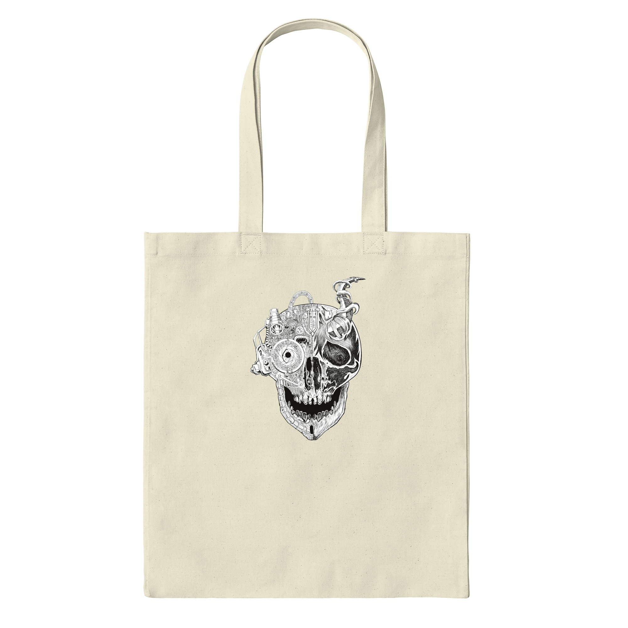 Fusion Skull Steel Bag in Natural