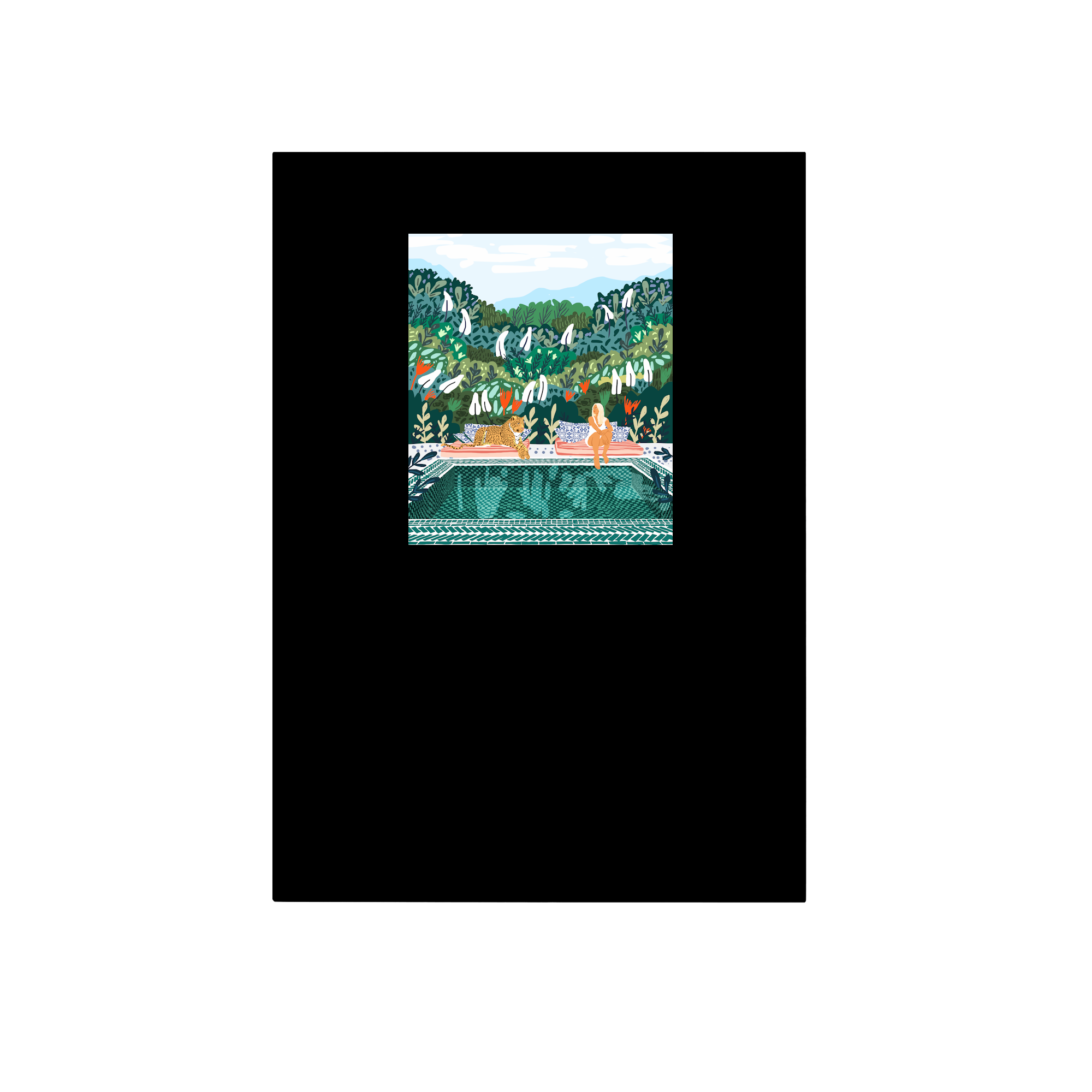 Chilling With My Leopard Lifestyle in Black