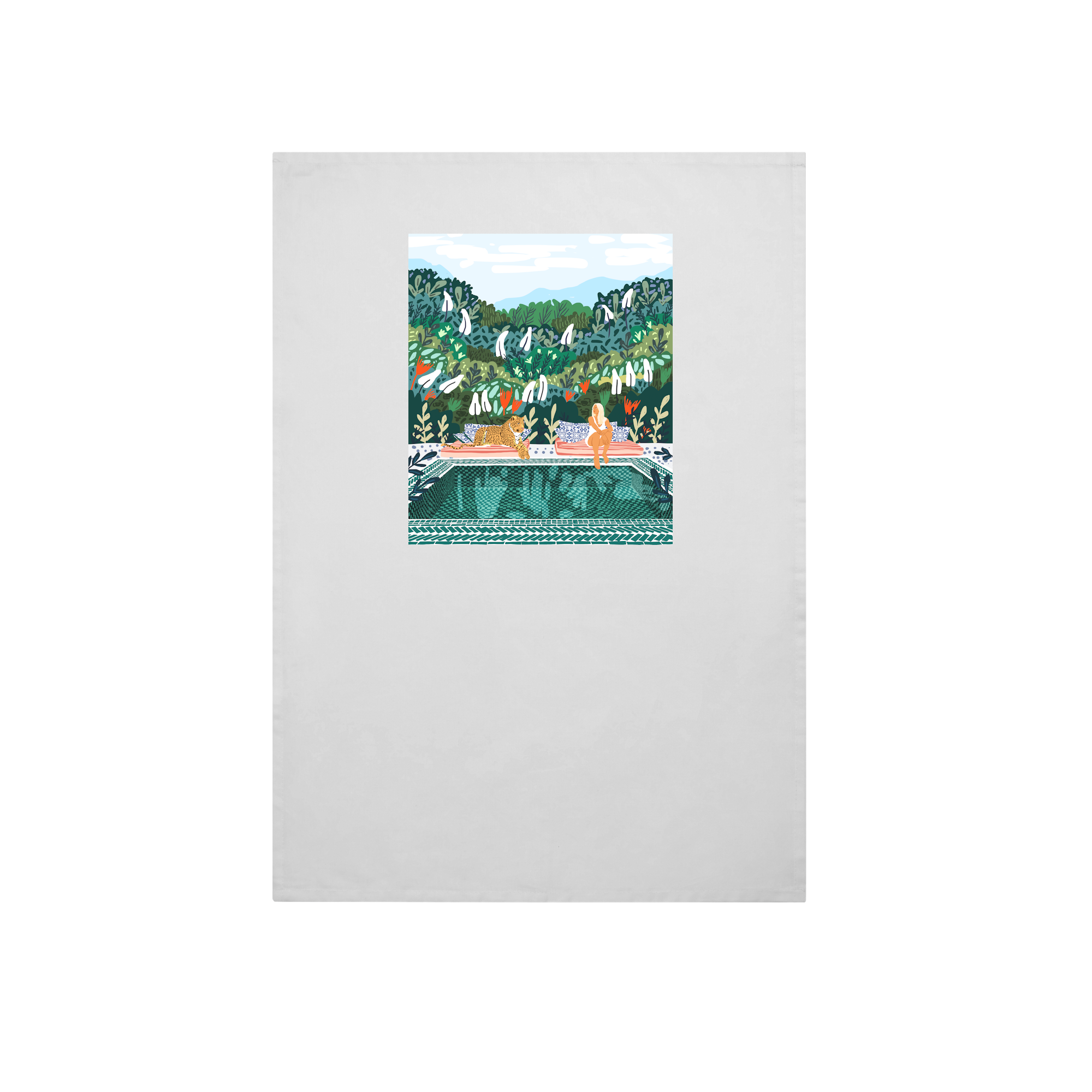 Chilling With My Leopard Lifestyle in White