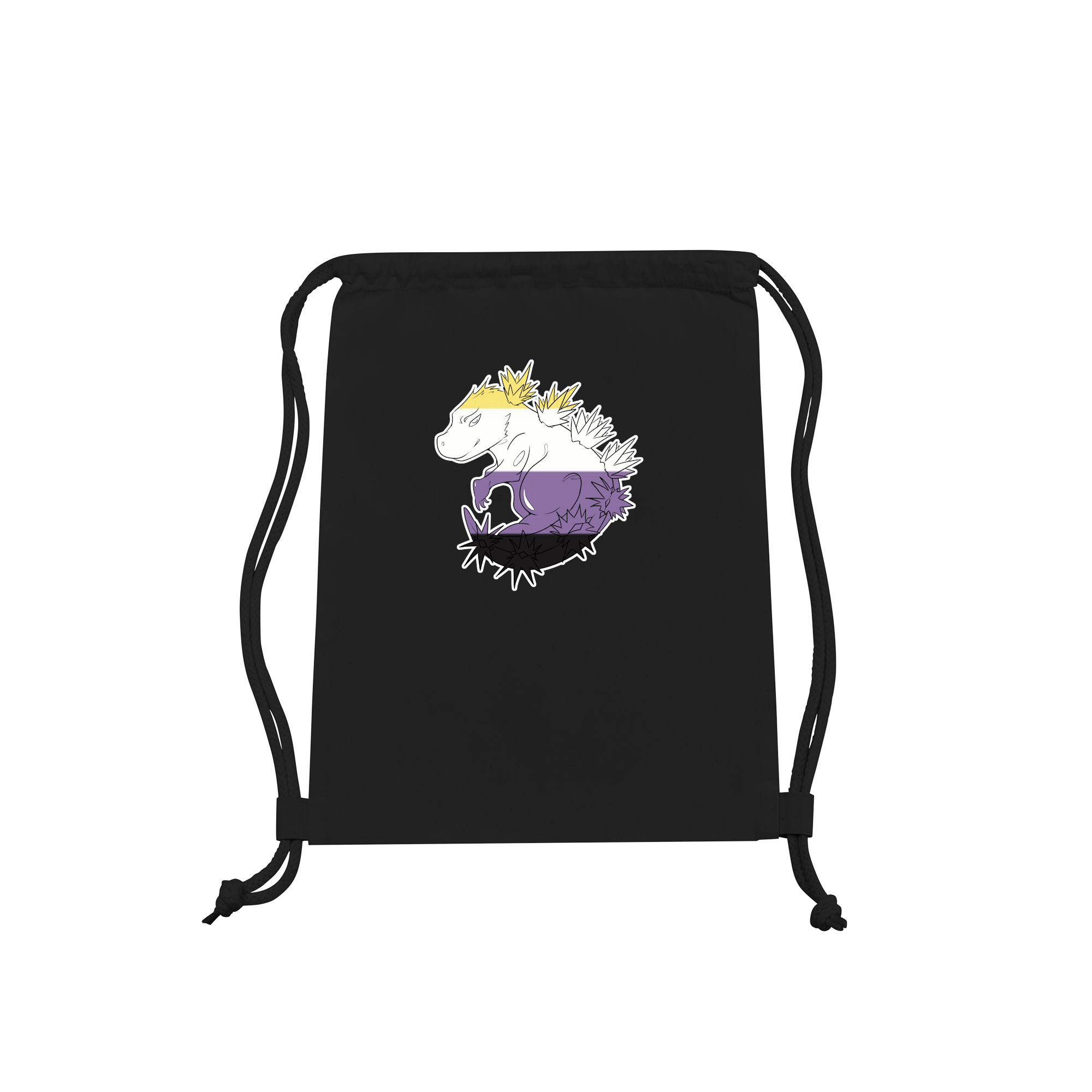 Monster Pride - Enby Bag in Black