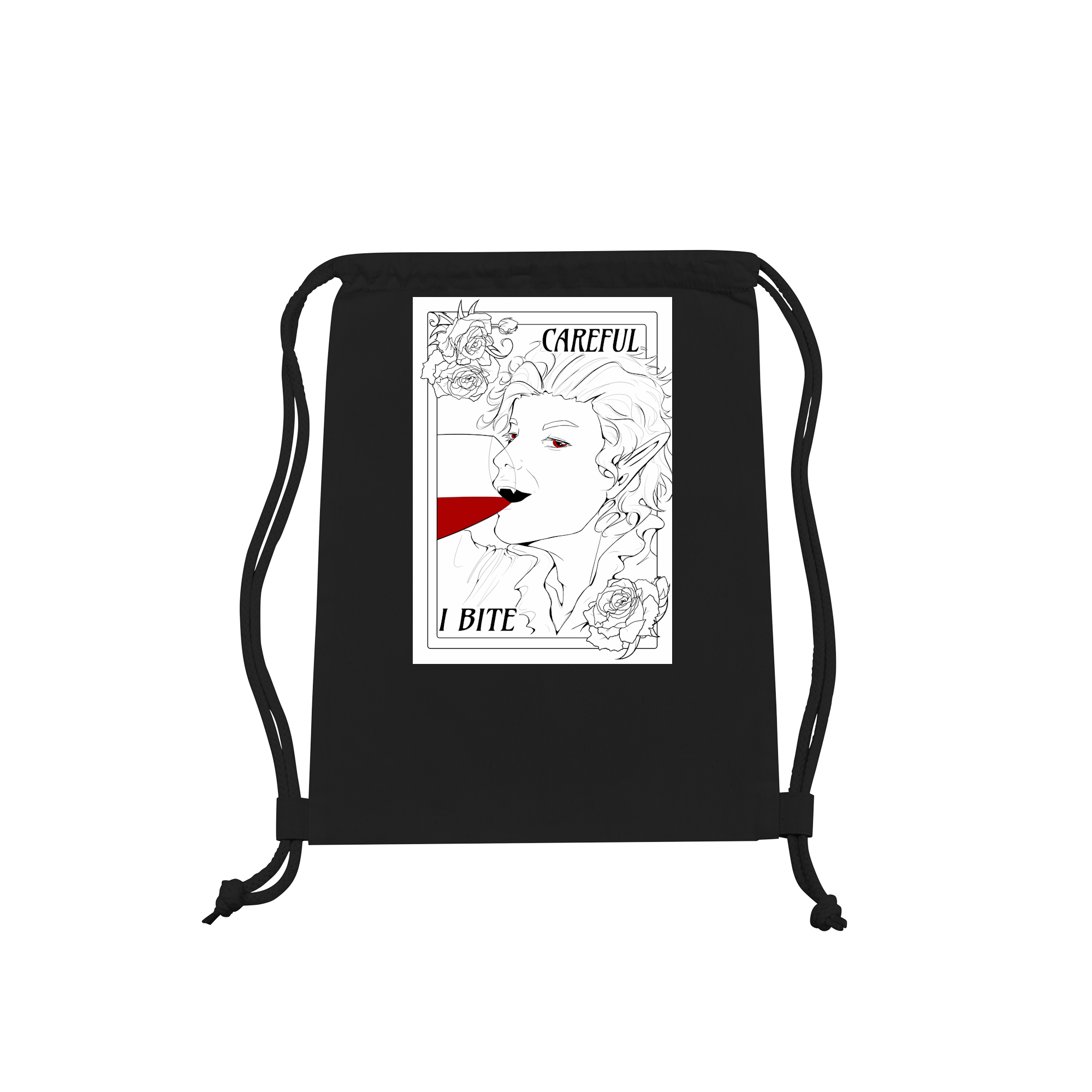 Vampire Bites Bag in Black