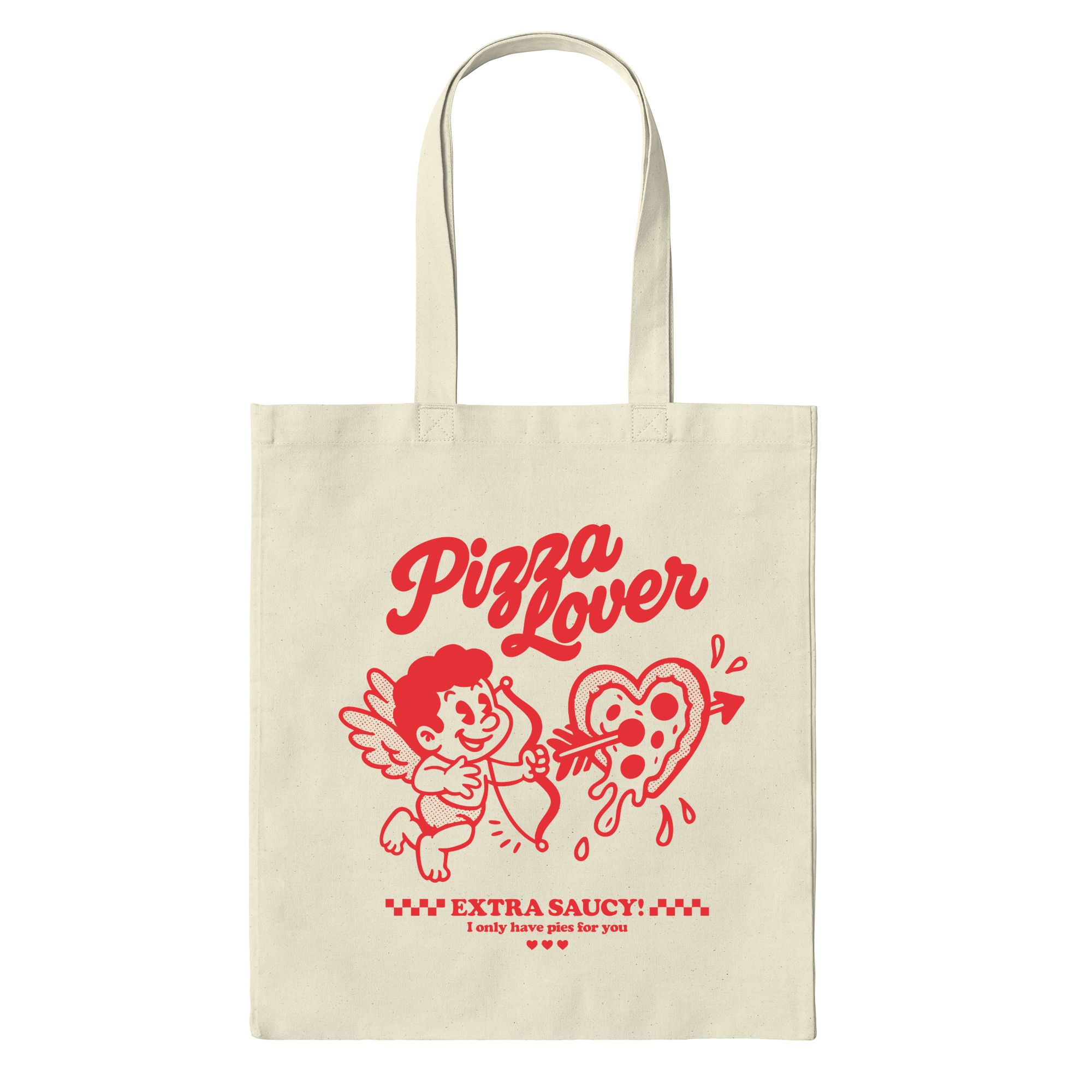 Pizza Lover Bag in Natural