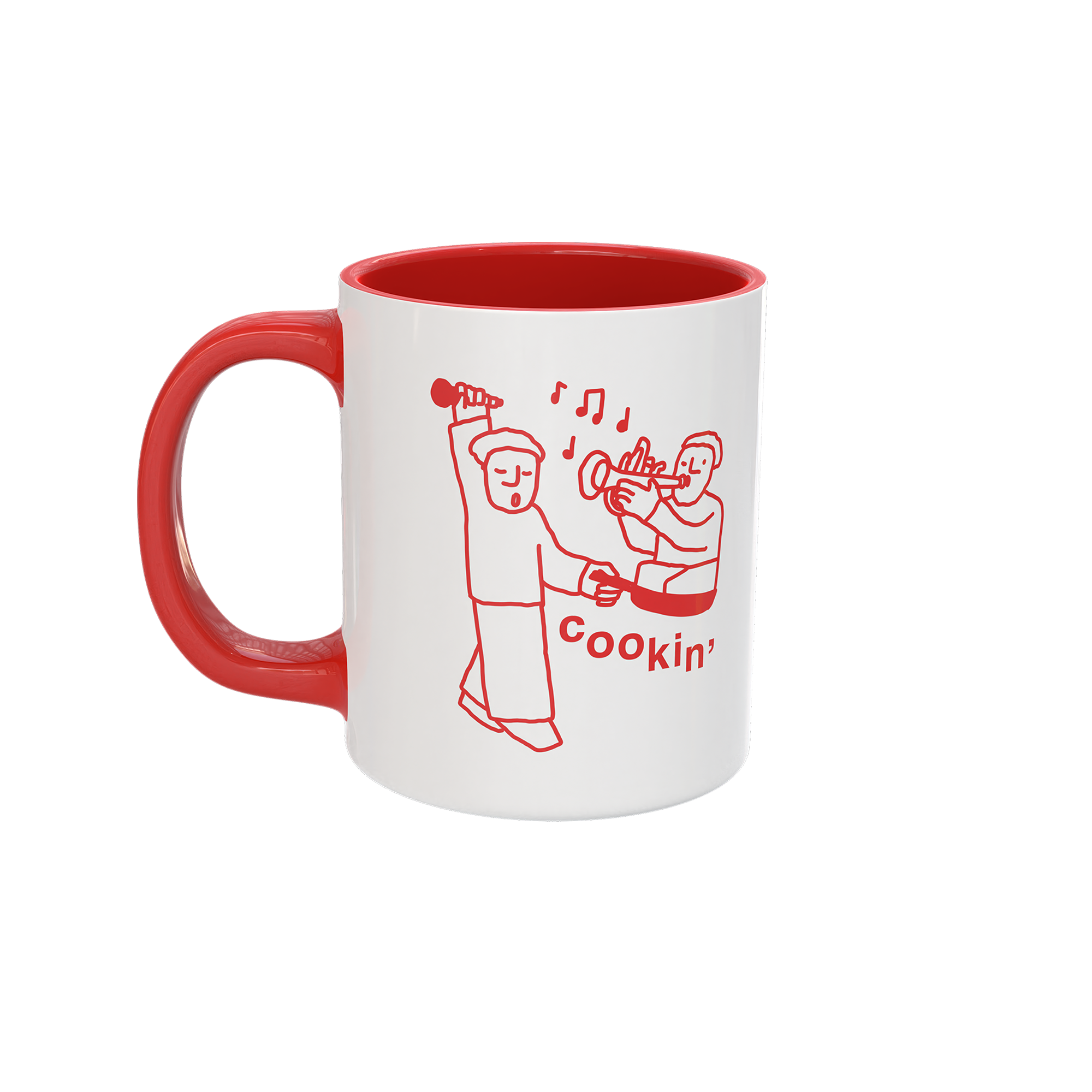 Cookin' Mug in White