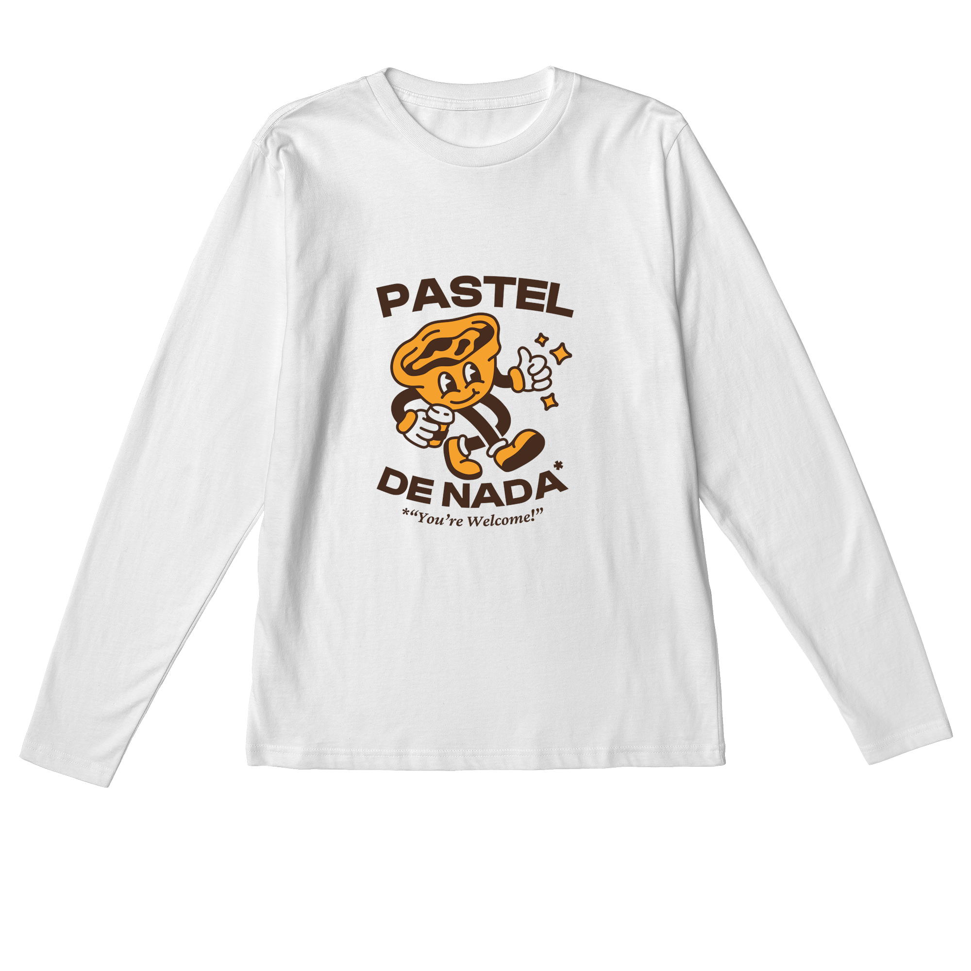 Pastel De Nada Long Sleeve in White