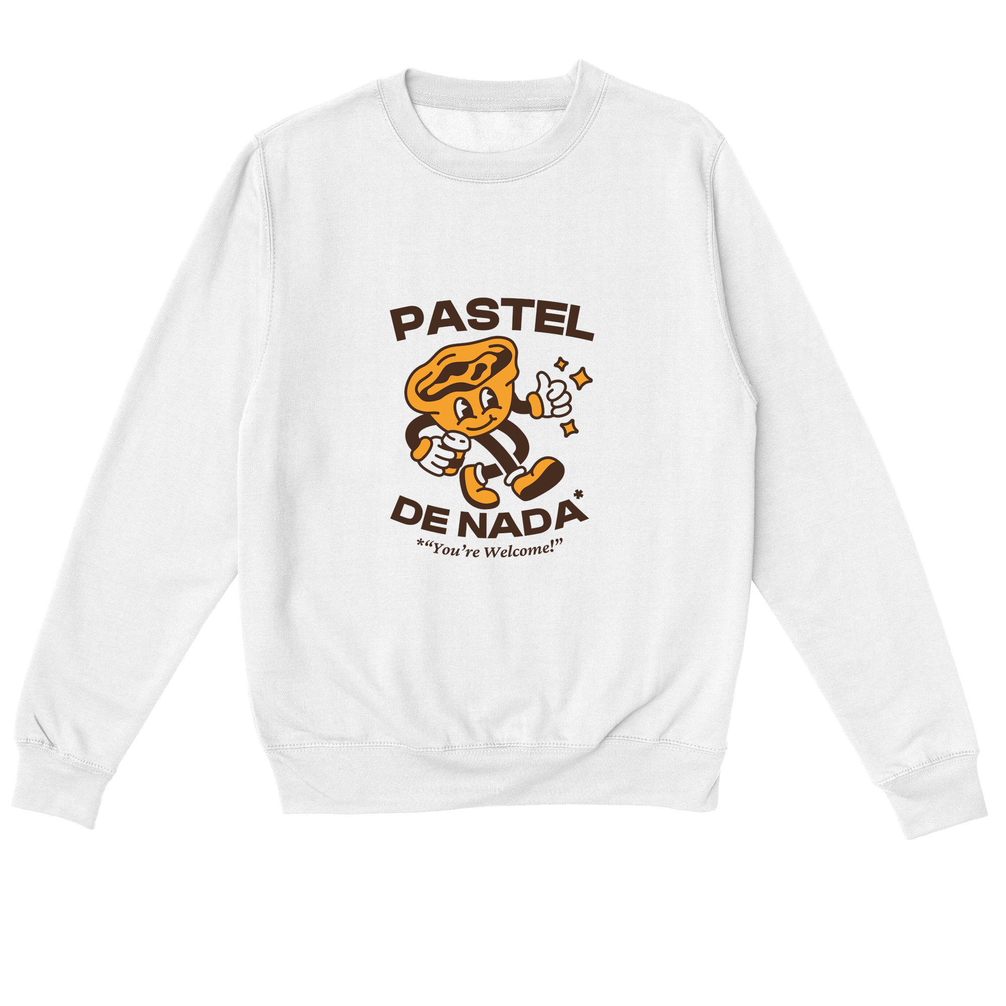 Pastel De Nada Sweatshirt in White