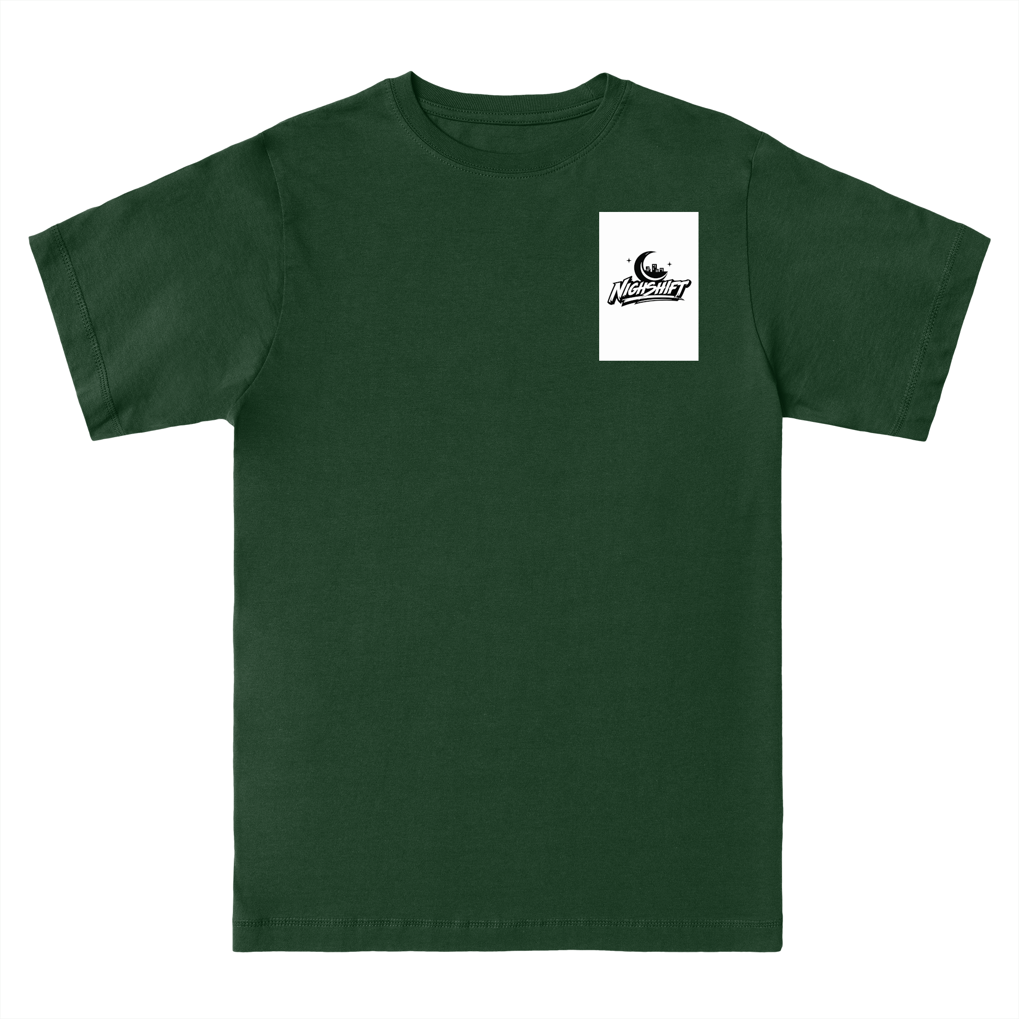 Nighsift T-shirt in Bottle Green