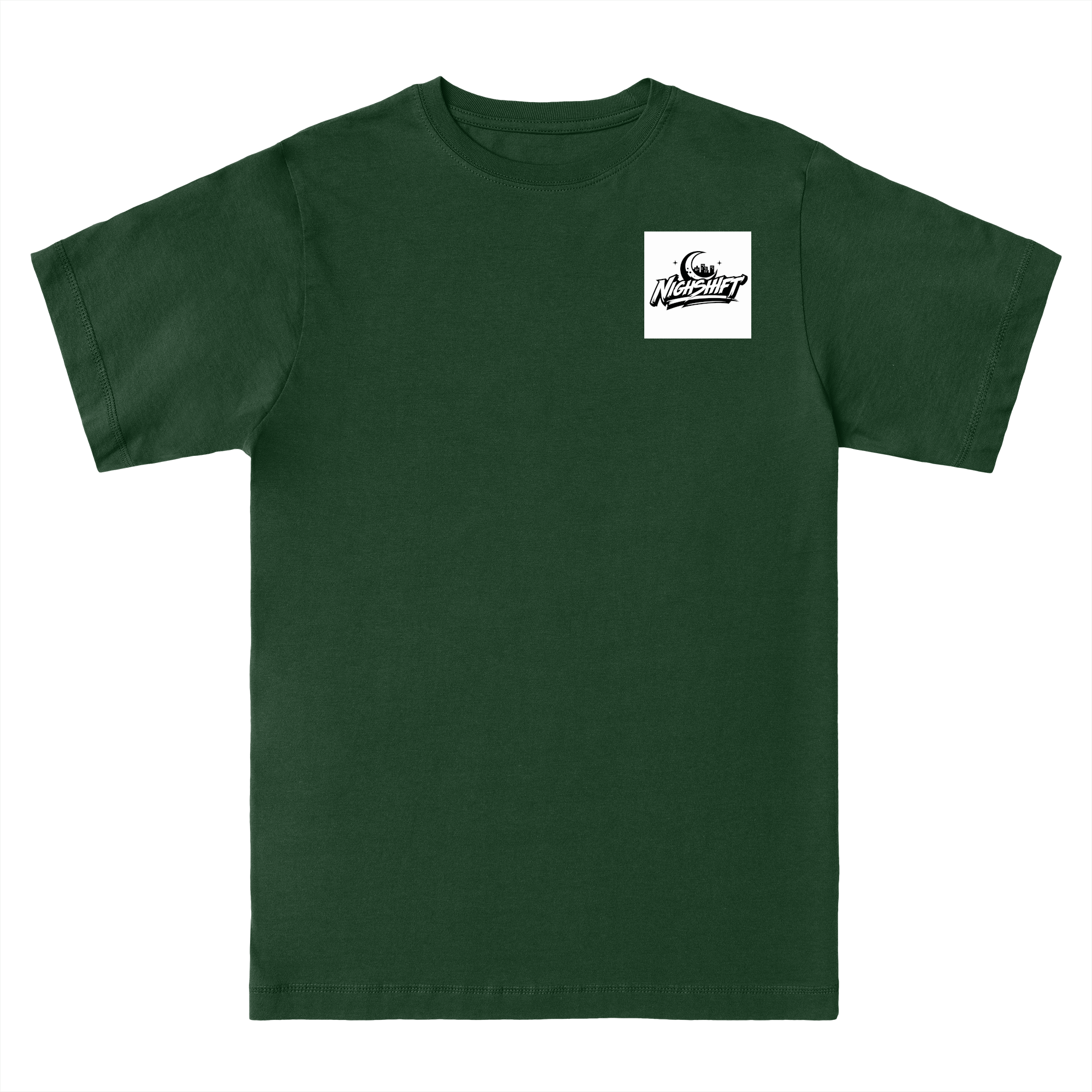 City Never Sleeps T-shirt in Bottle Green