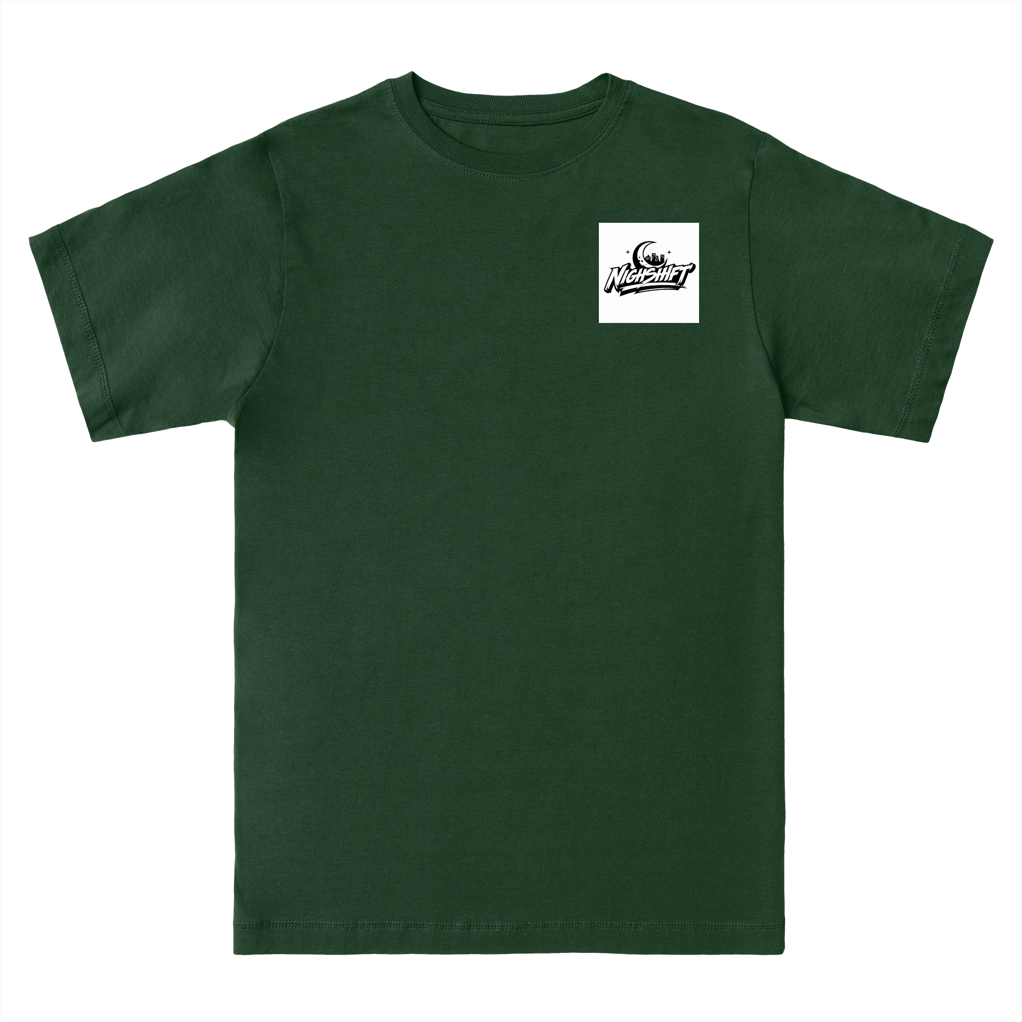 City Ever Sleeps T-shirt in Bottle Green