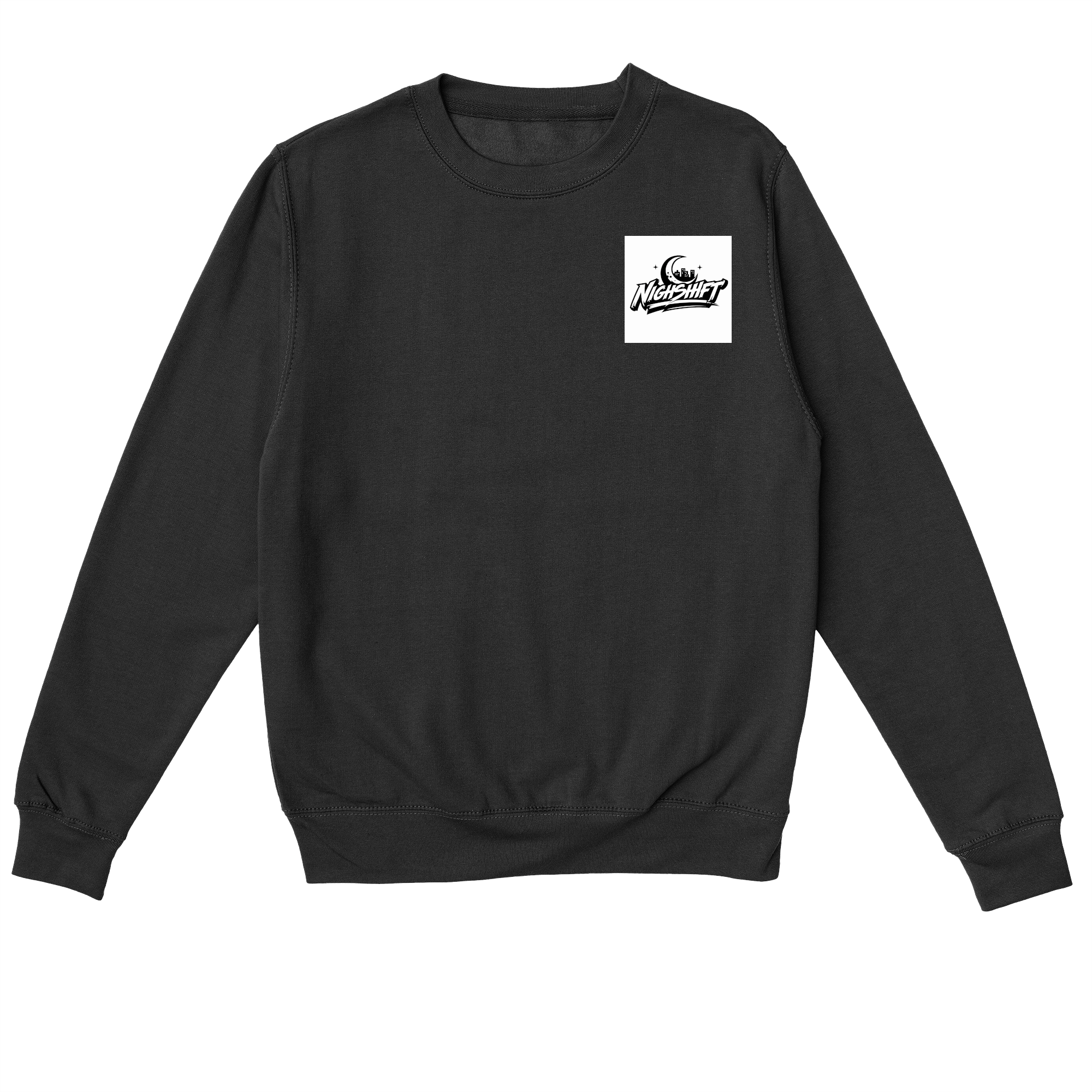 City Ever Sleeps Sweatshirt in Black