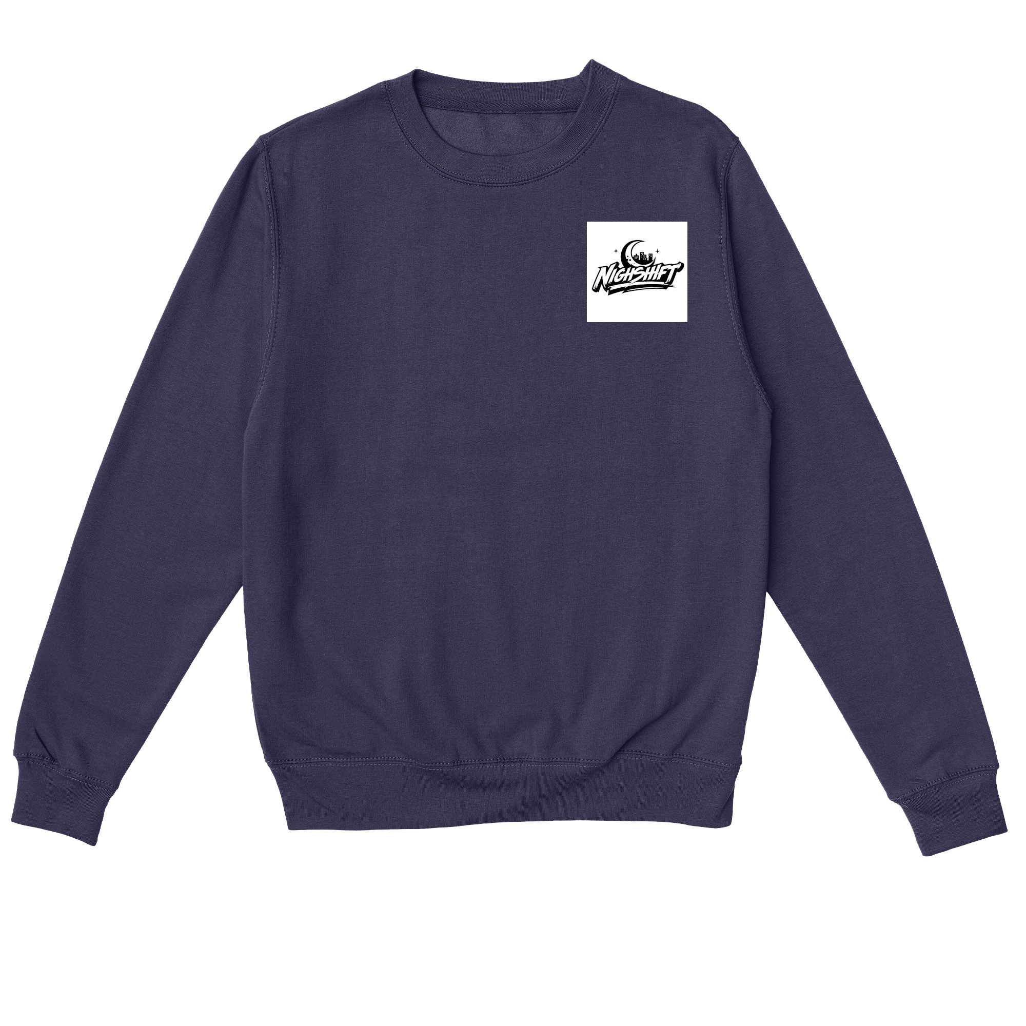 City Ever Sleeps Sweatshirt in Oxford Navy