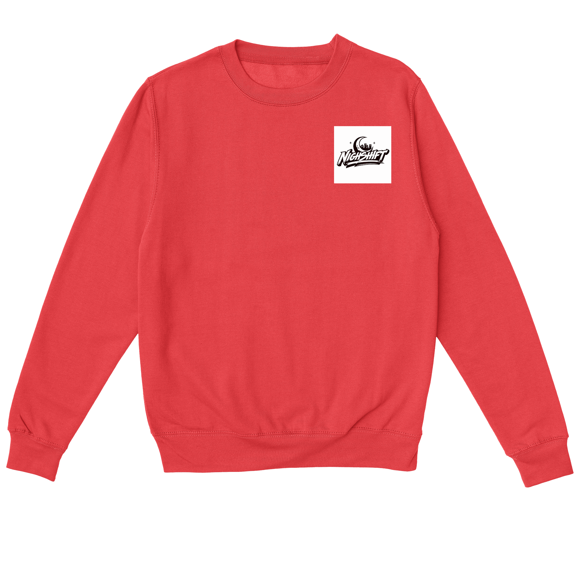 City Ever Sleeps Sweatshirt in Red