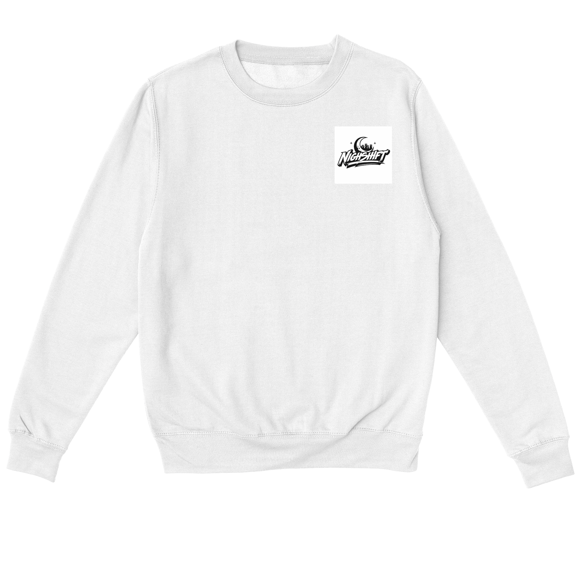 City Ever Sleeps Sweatshirt in White