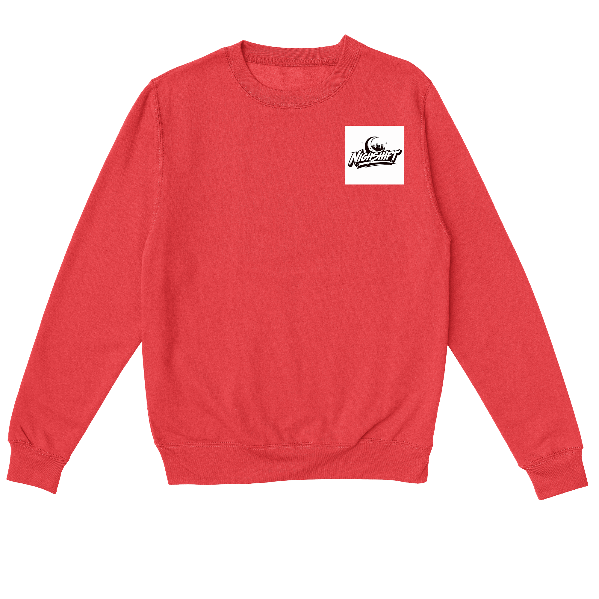 City Never Sleeps Sweatshirt in Red