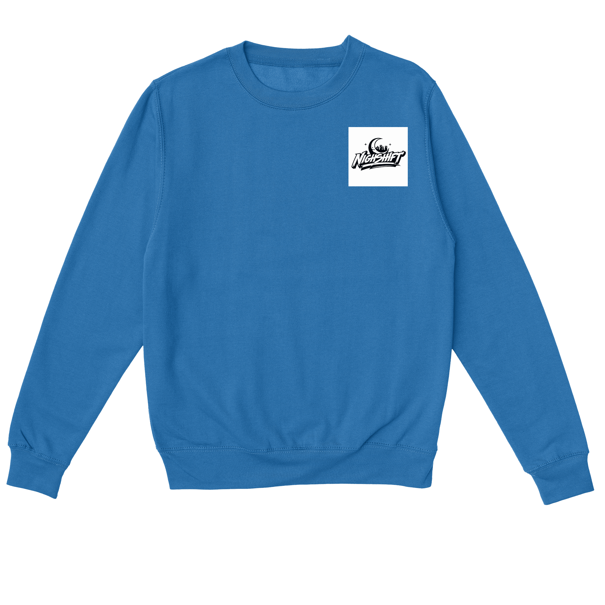 City Never Sleeps Sweatshirt in Royal Blue