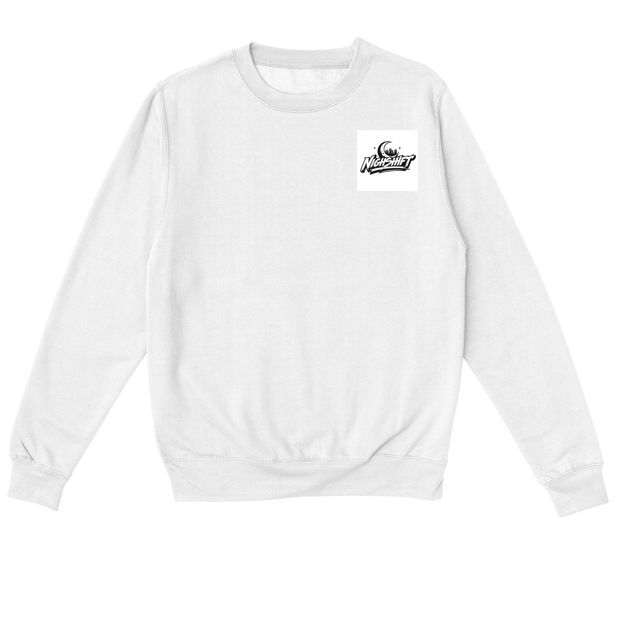 City Never Sleeps Sweatshirt in White