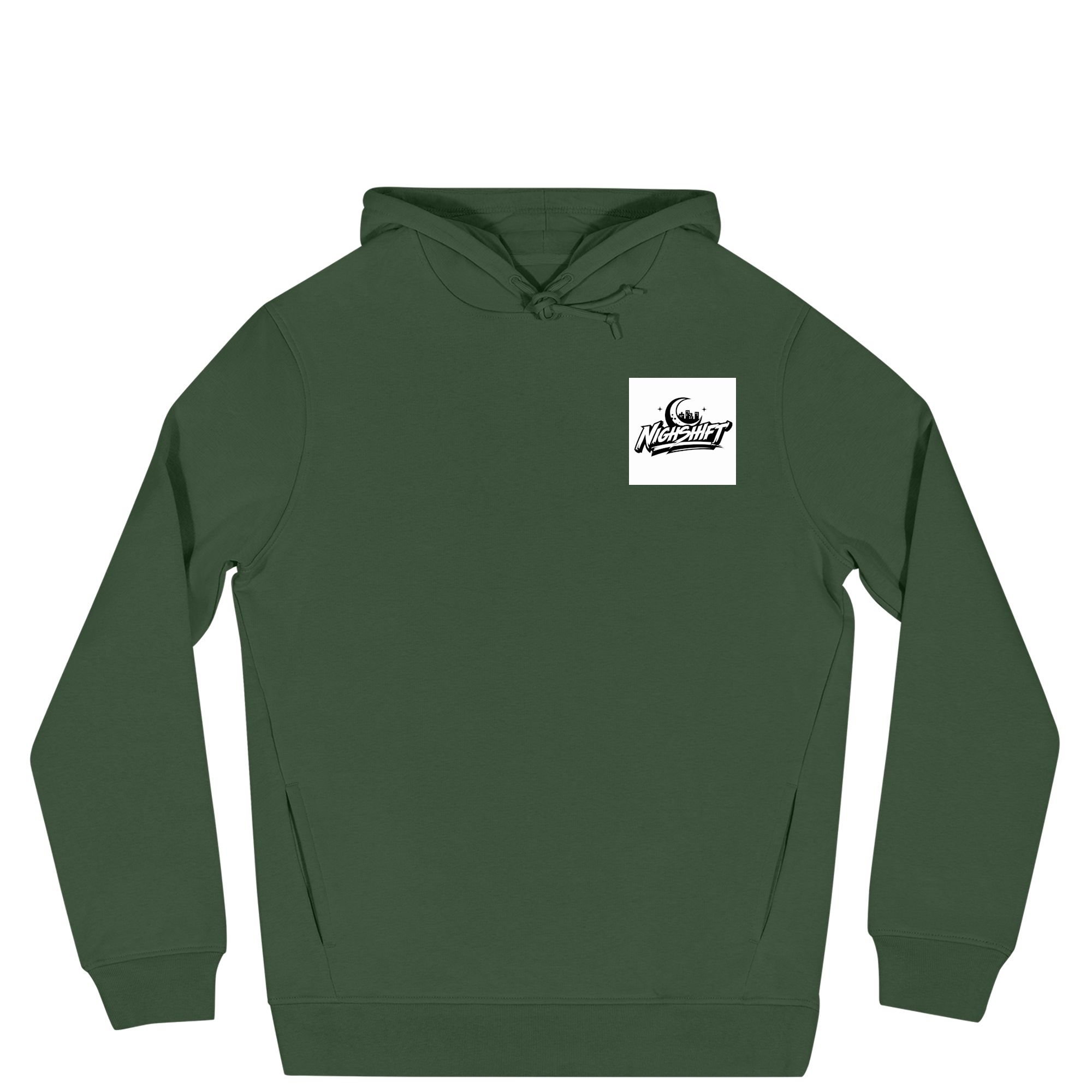 City Ever Sleeps Hoody in Forest Green
