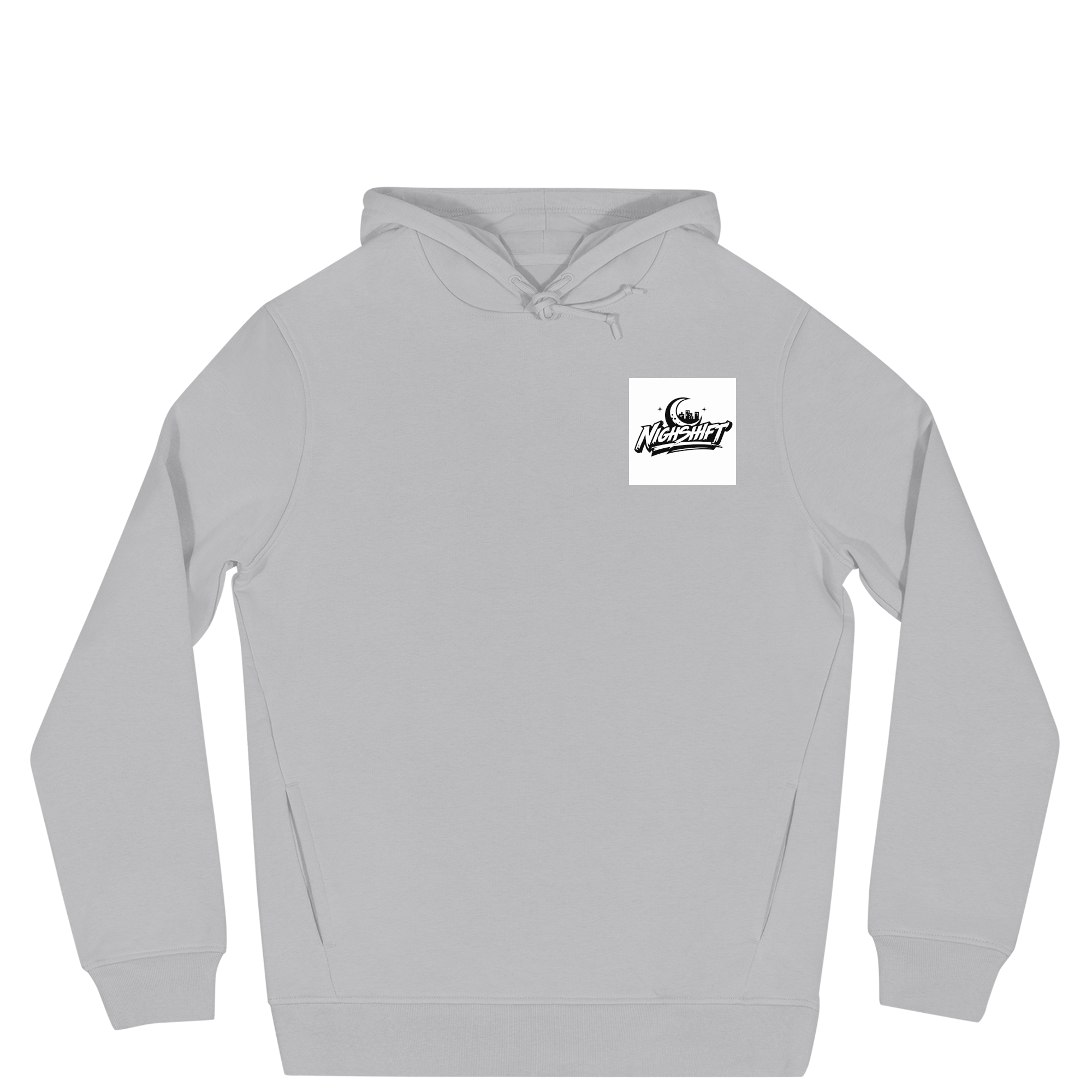 City Ever Sleeps Hoody in Heather Grey