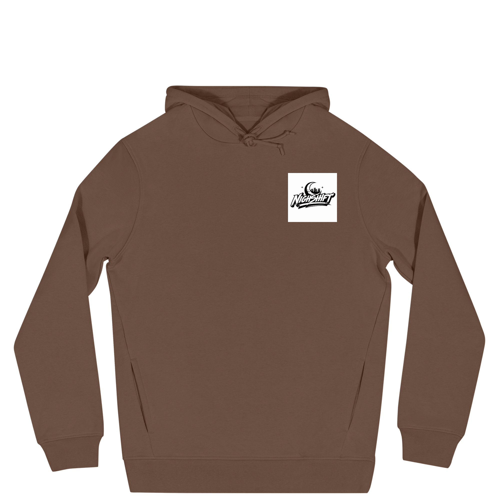 City Ever Sleeps Hoody in Mocha