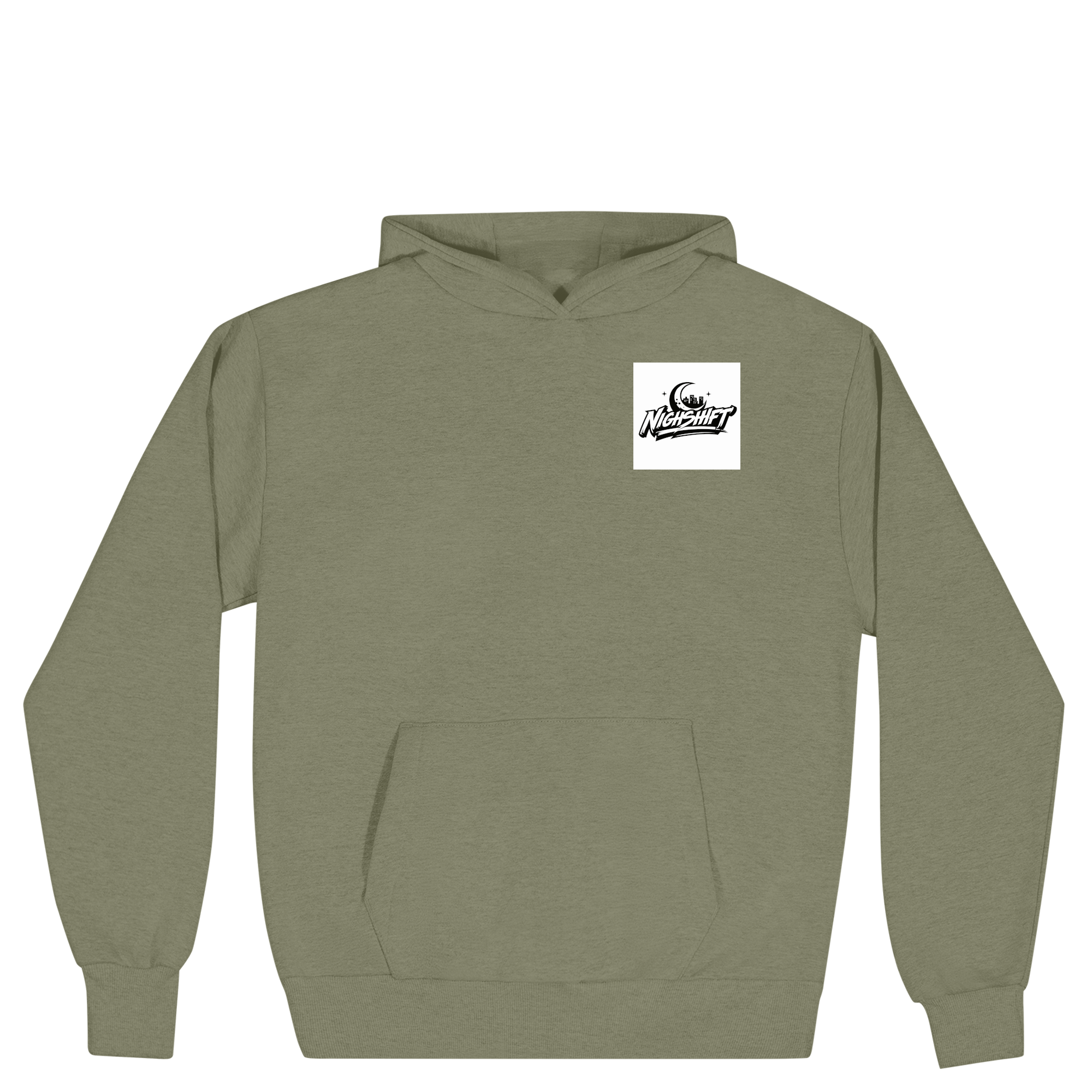 City Never Sleeps Hoody in Earthy Green