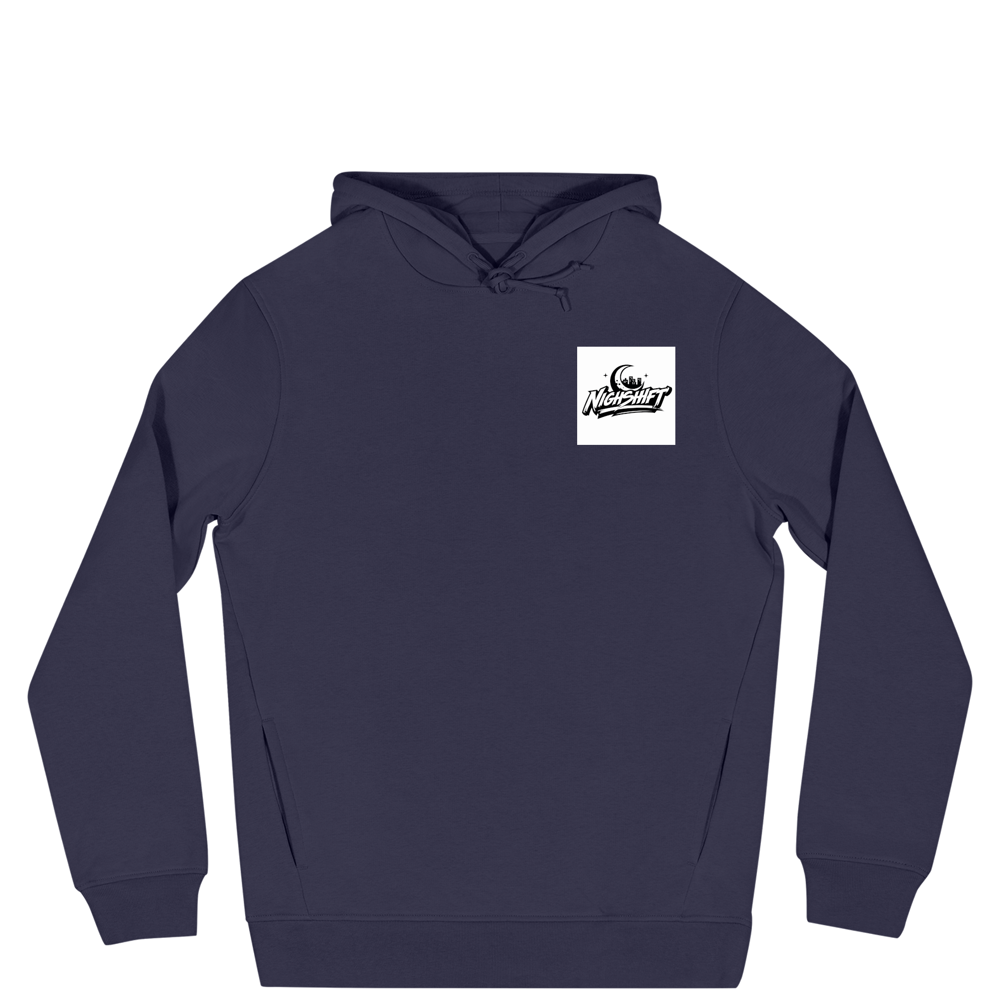 City Ever Sleeps Hoody in Navy
