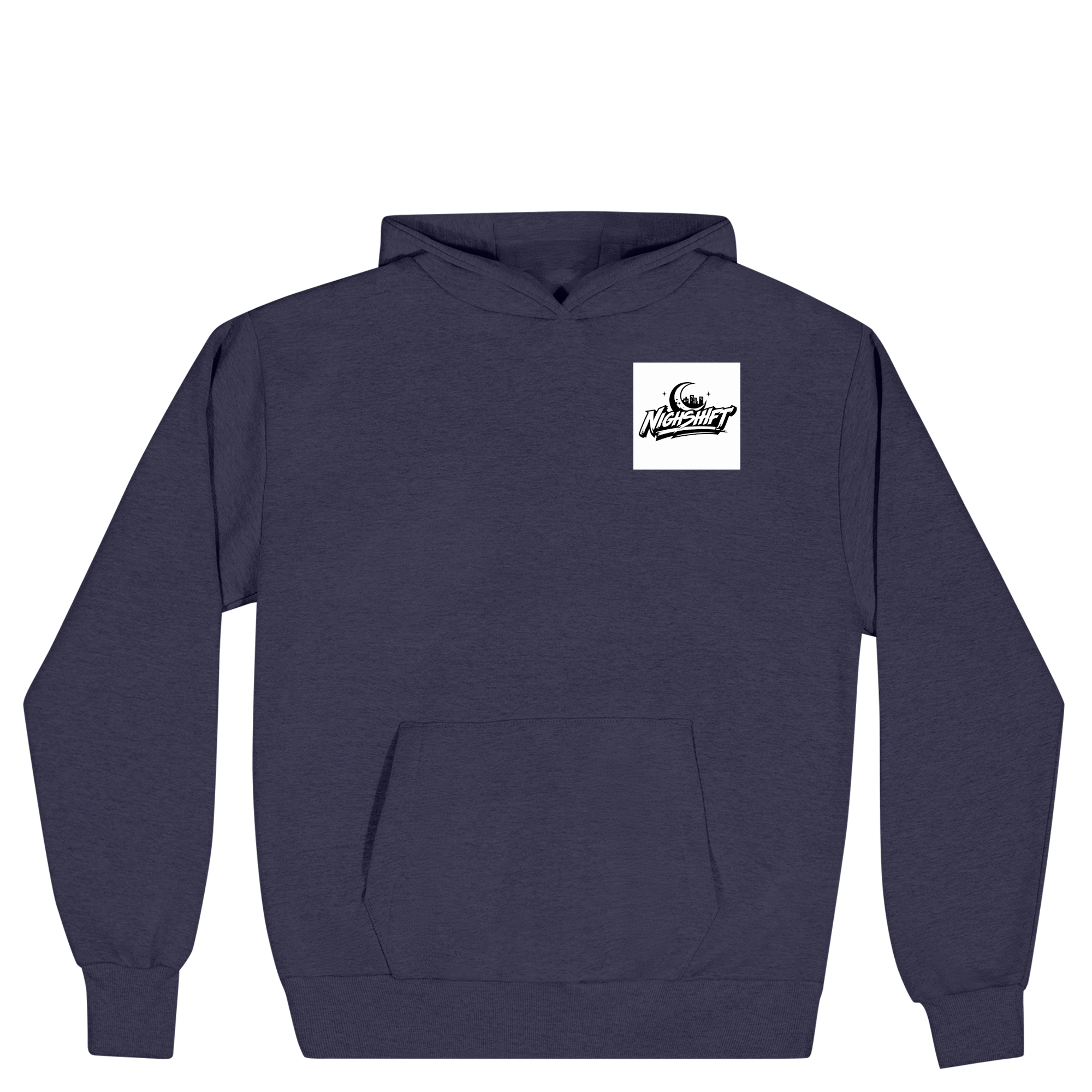 City Never Sleeps Hoody in French Navy