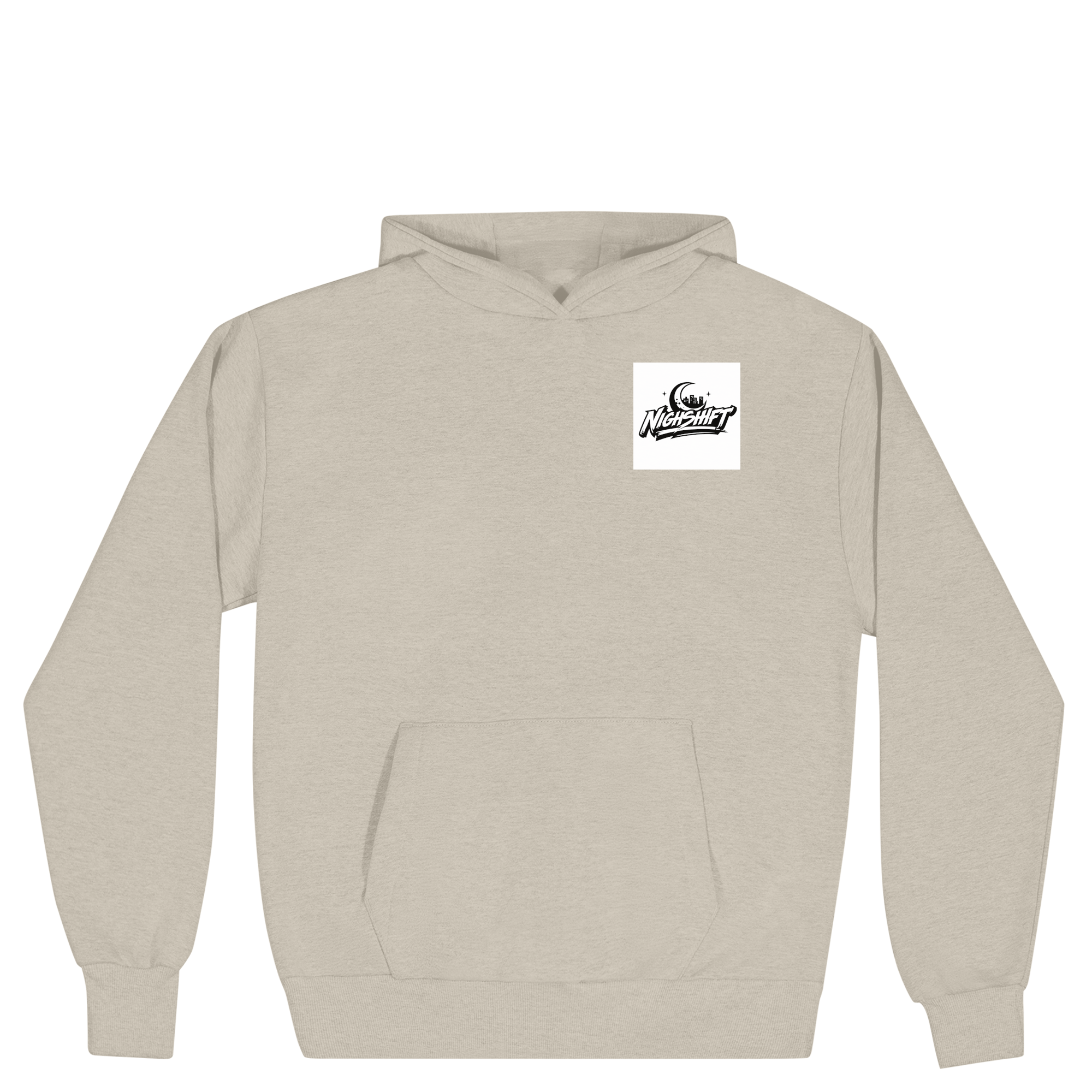 City Never Sleeps Hoody in Natural Stone