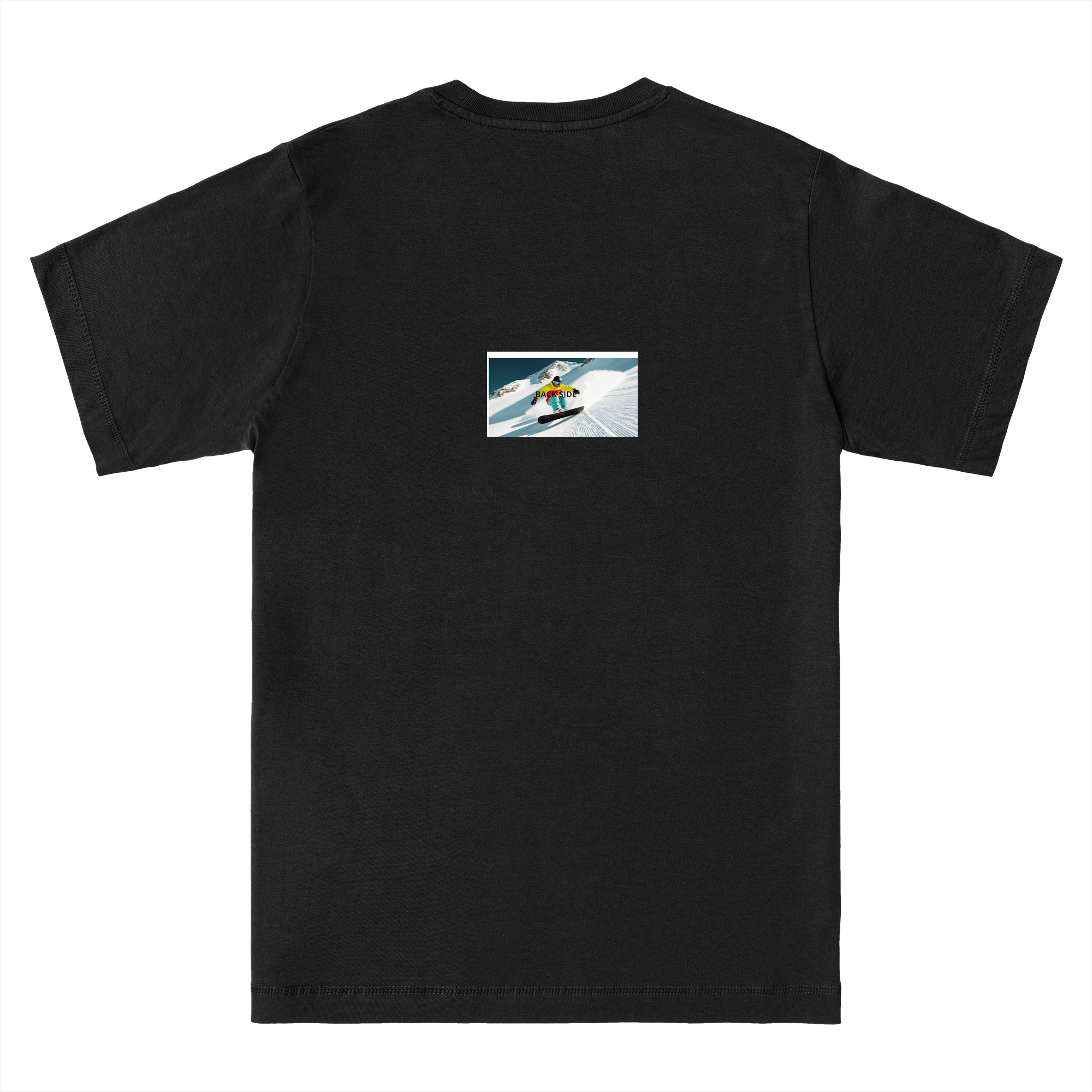 Back Side T-shirt in Black