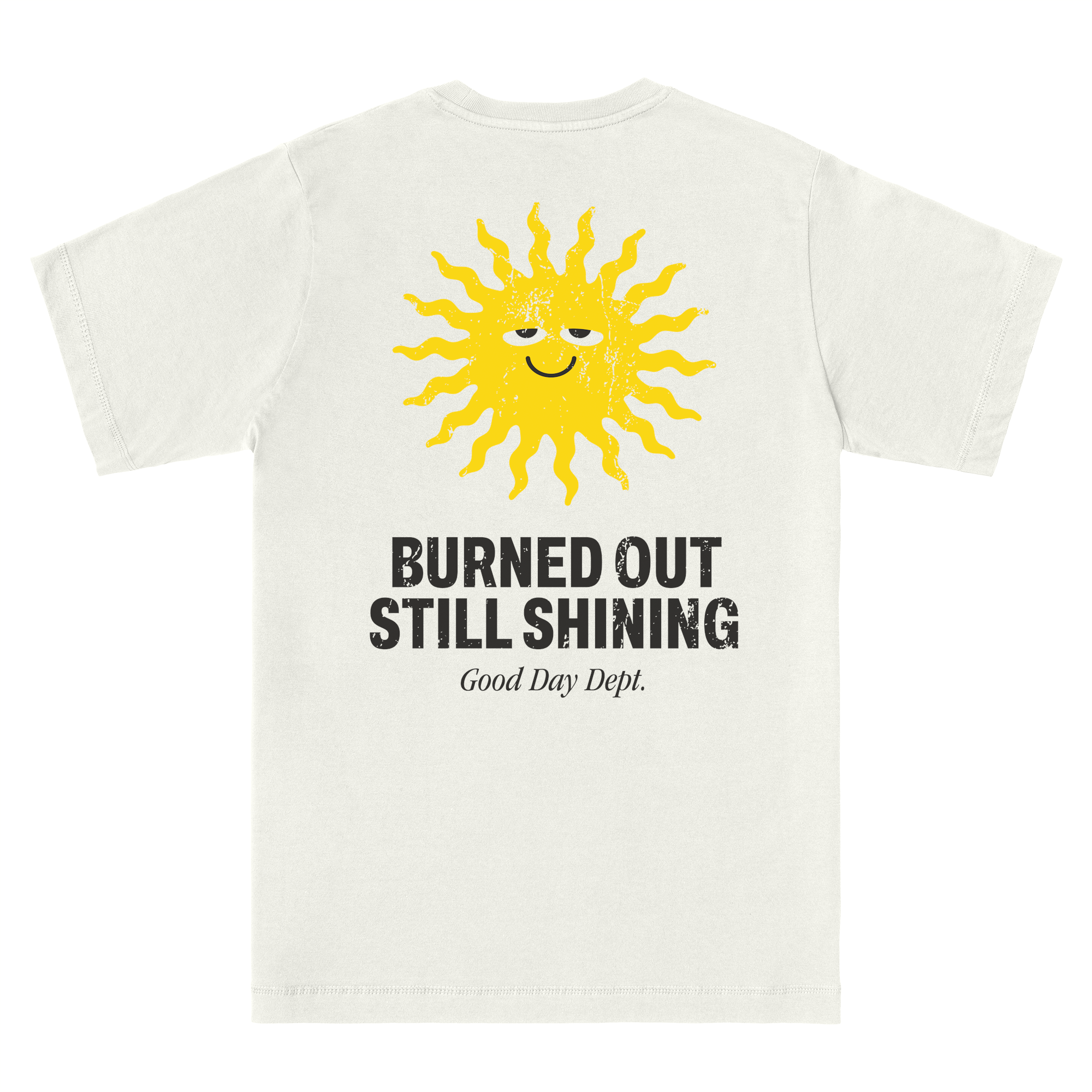 Burned Out T-shirt in Off white