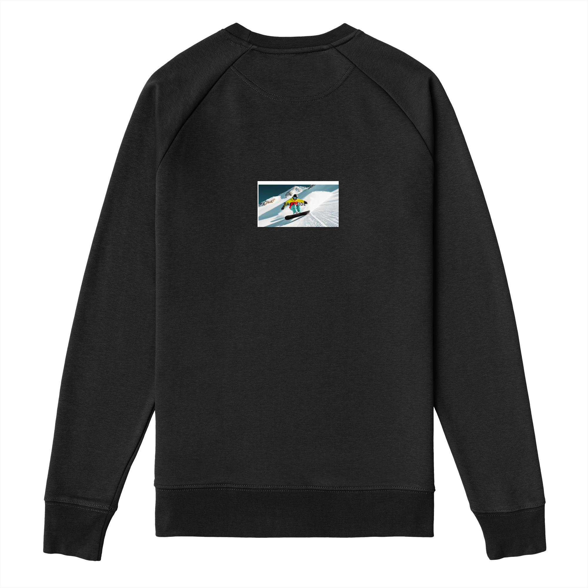 Back Side Sweatshirt in Black