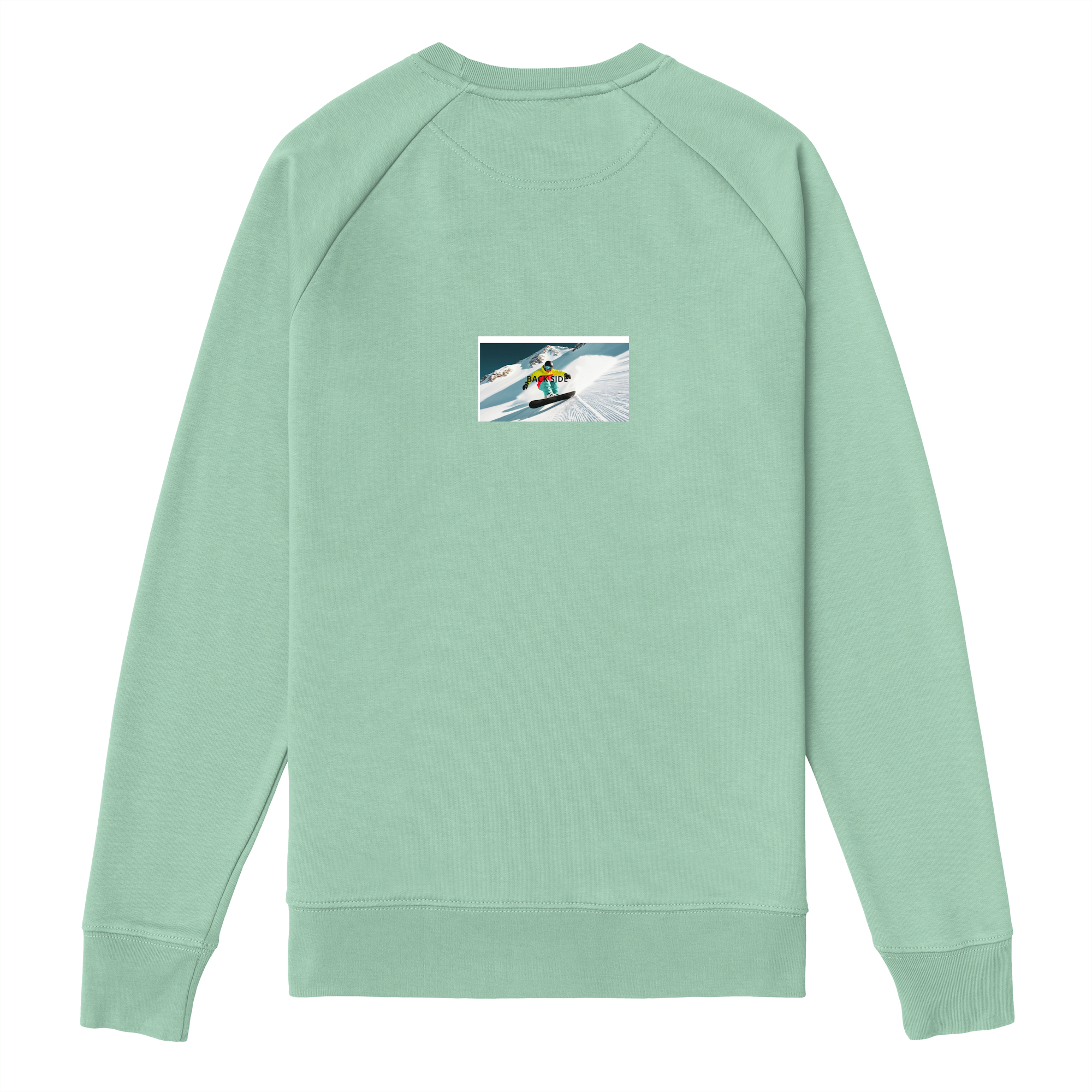 Back Side Sweatshirt in Misty Jade