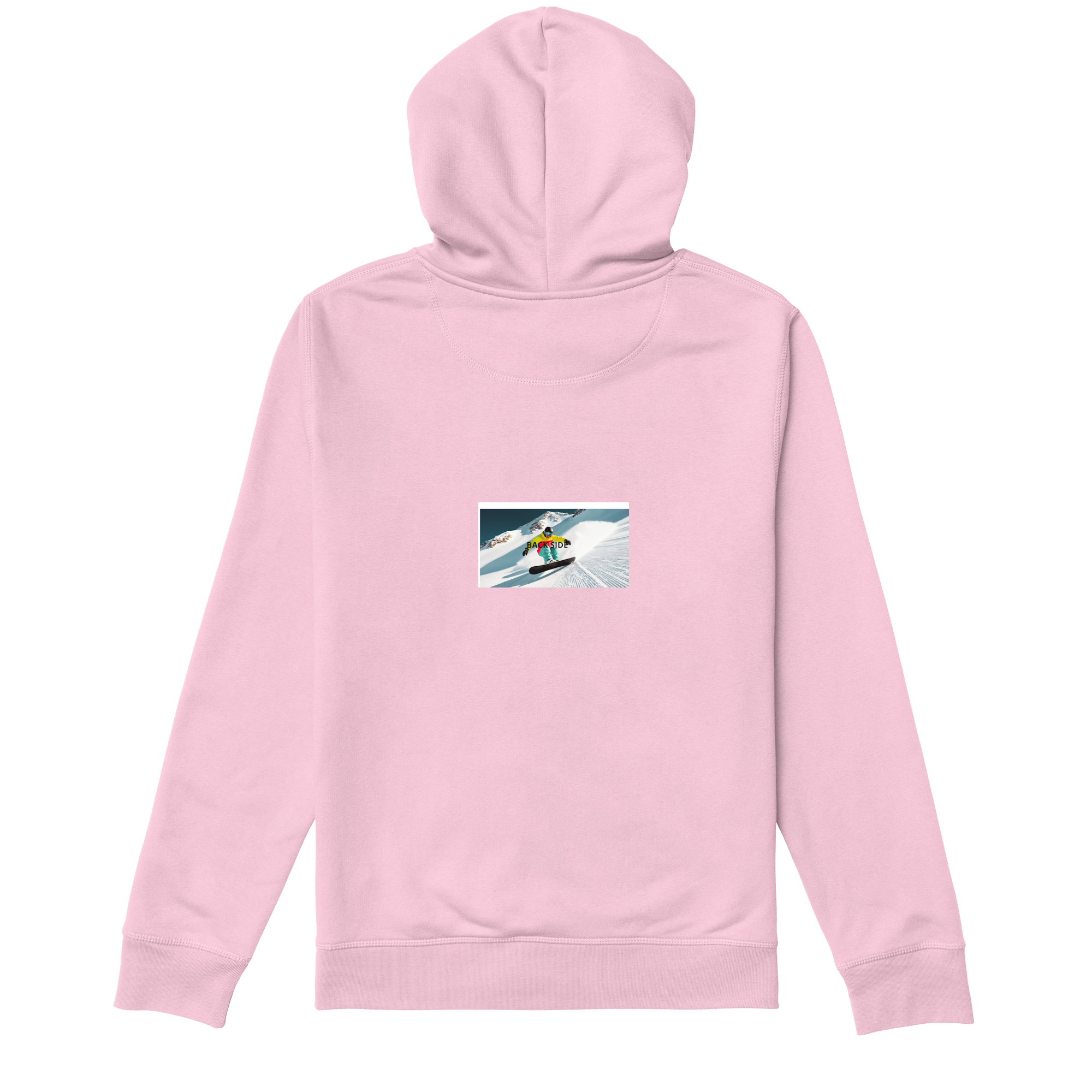 Back Side Hoody in Cotton Pink