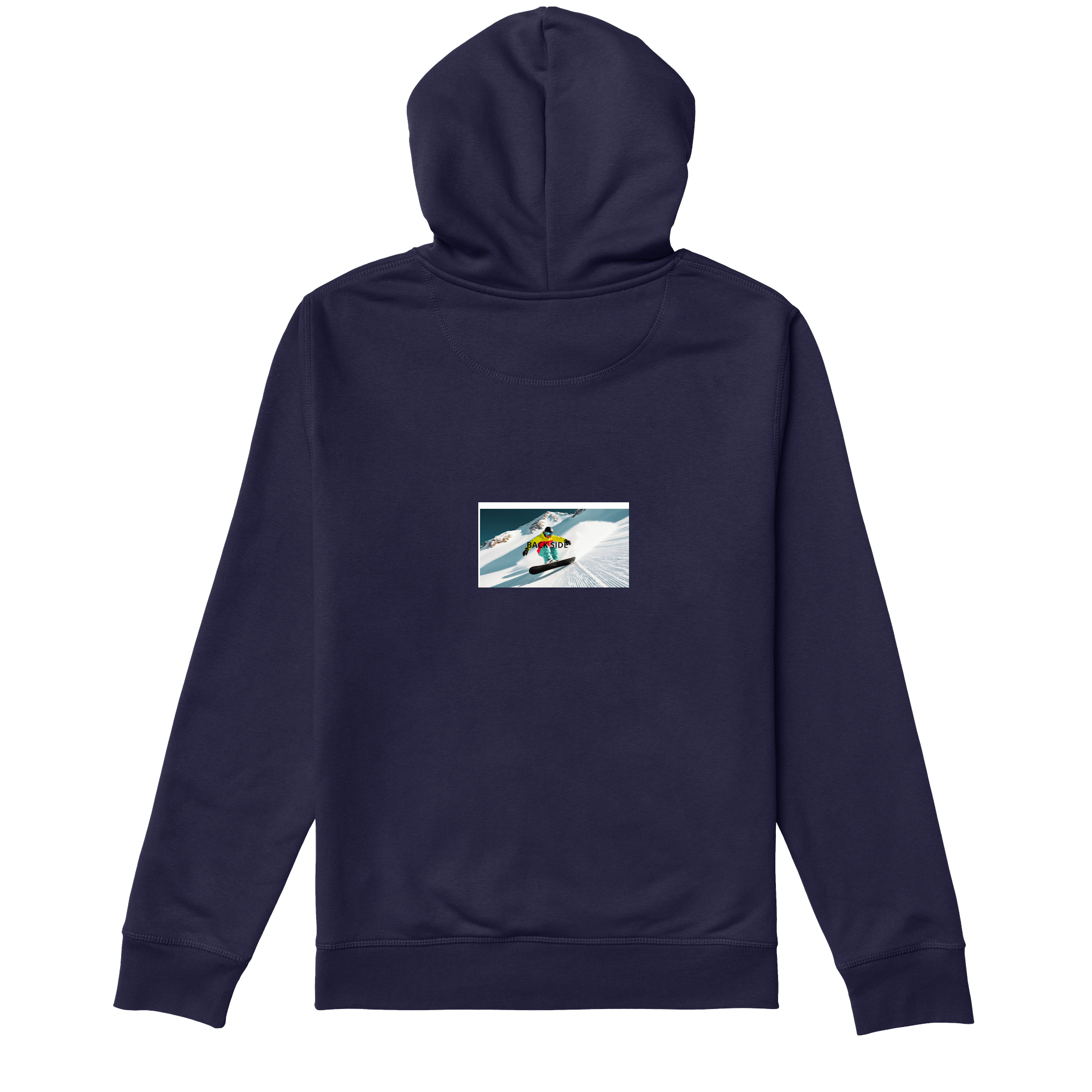 Back Side Hoody in French Navy