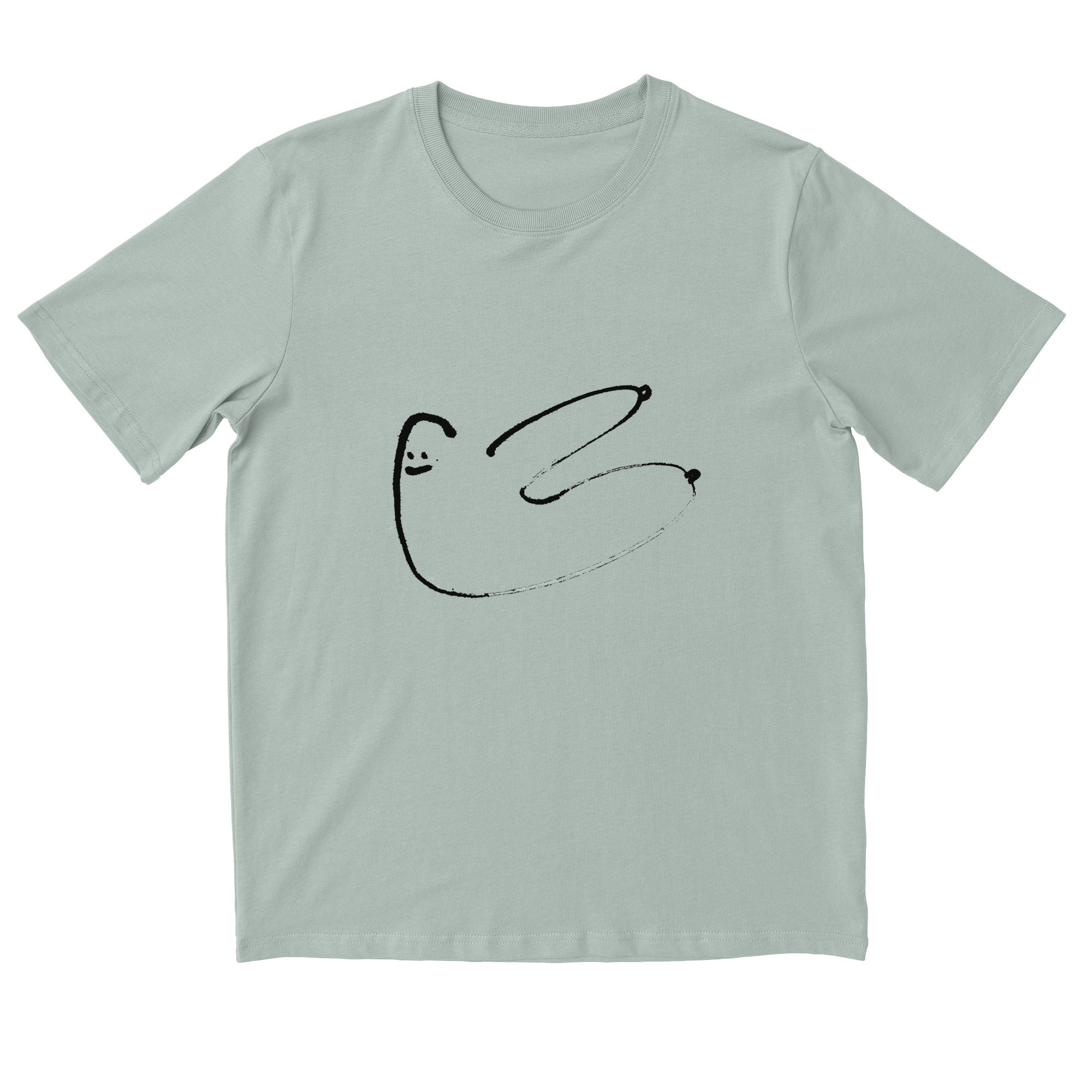 Flying Boobs T-shirt in Aloe - 3XL